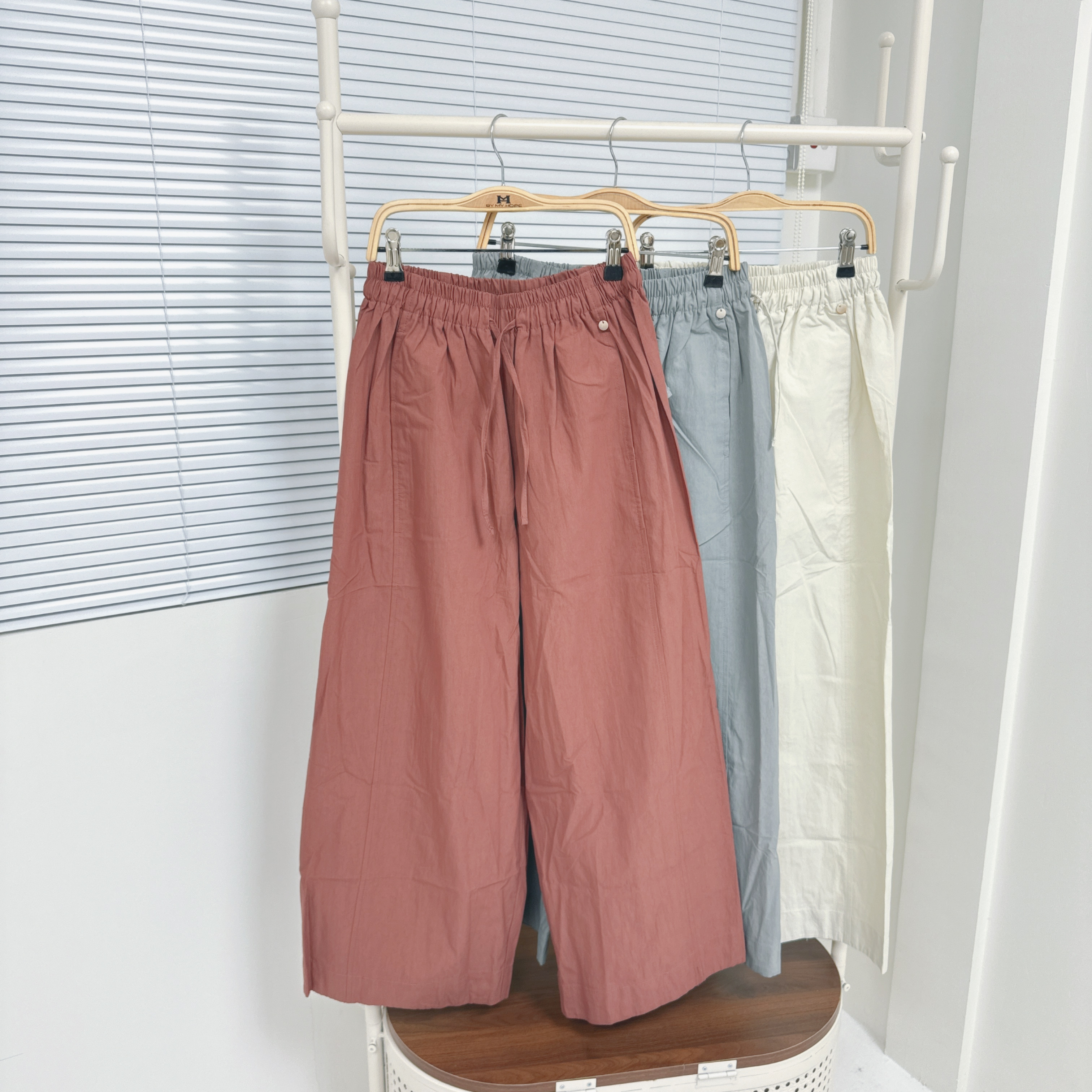 【Hoi2推介】K265-K267  腰索繩闊褲