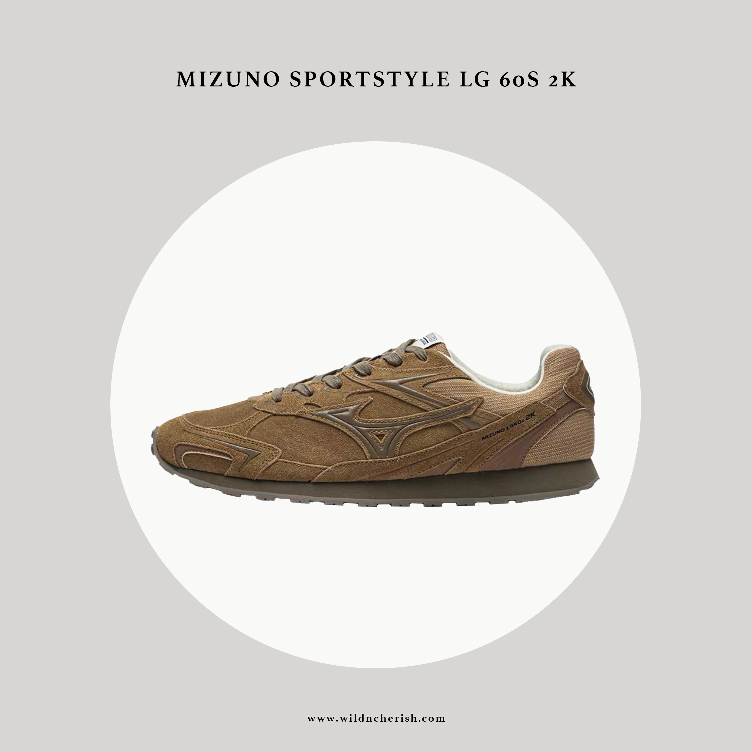 預訂 | Mizuno Sportstyle LG 60S 2K 啡色