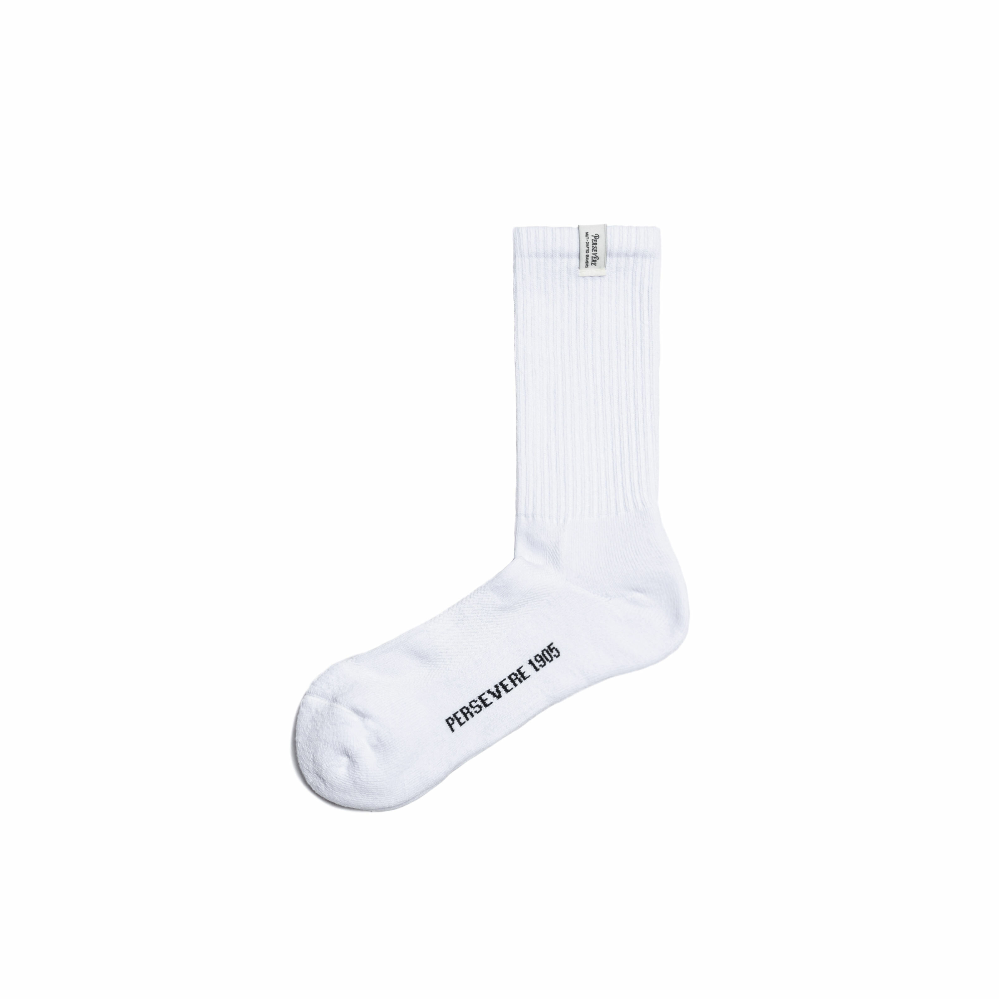 Persevere classic authentic crew socks - WHITE