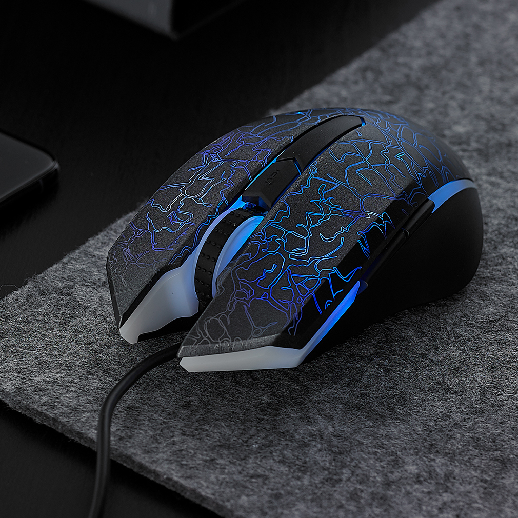 Rapoo - V28S RGB電競有線滑鼠 (啡盒包裝)