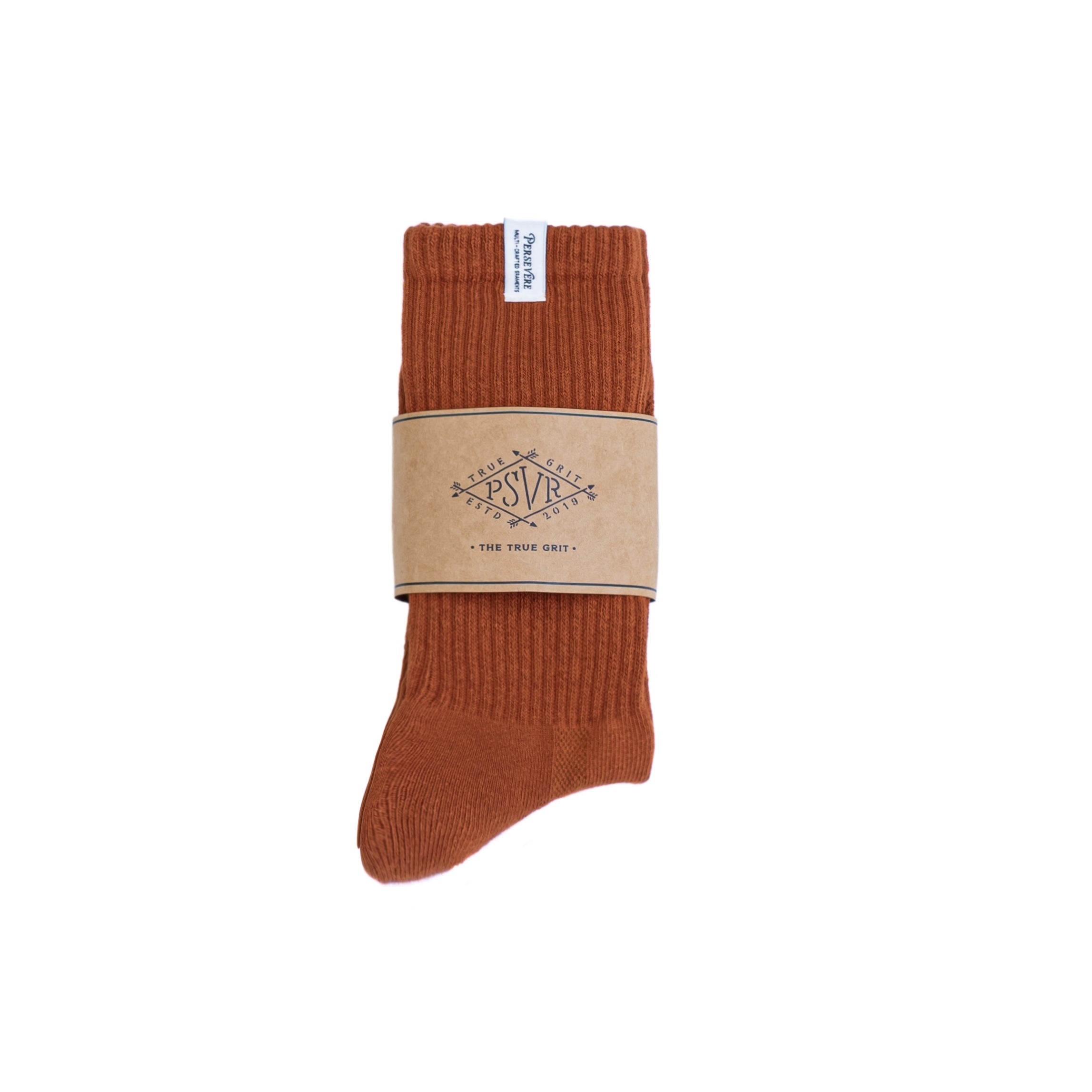 Persevere classic authentic crew socks - ORANGE