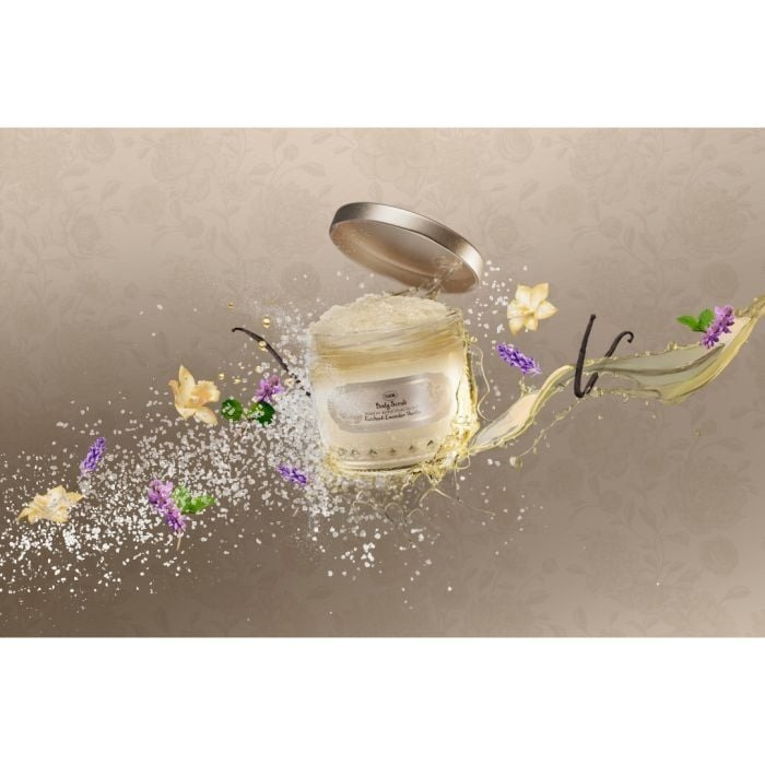 【預訂】AF1803 SABON 320g 廣藿香薰衣草香草死海鹽身體磨砂