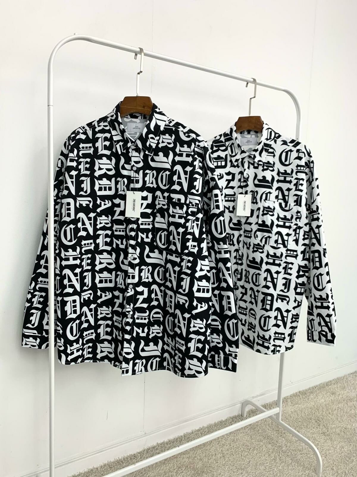 英文字長袖恤衫 2nd-210S