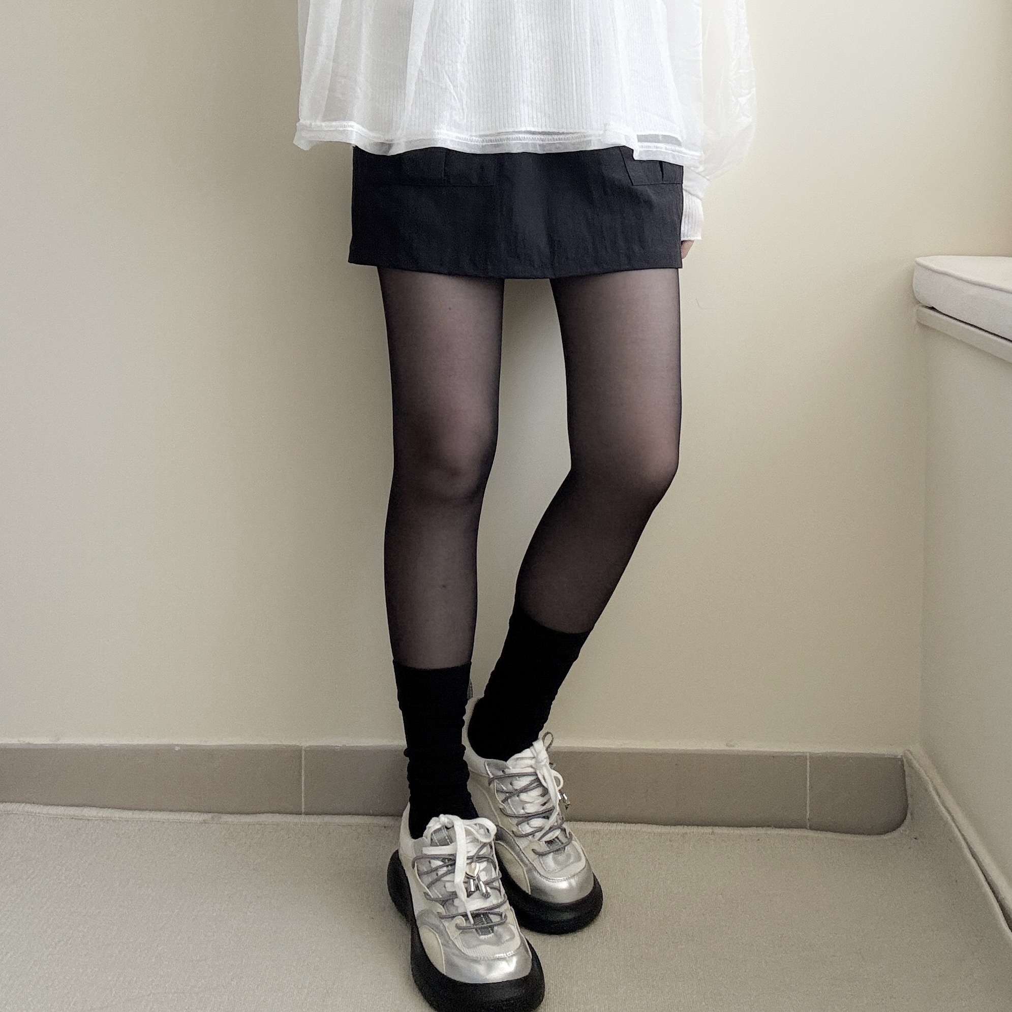 20D黑色絲襪10對