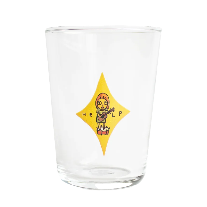 奈良美智 Yoshitomo NARA - Help 玻璃杯