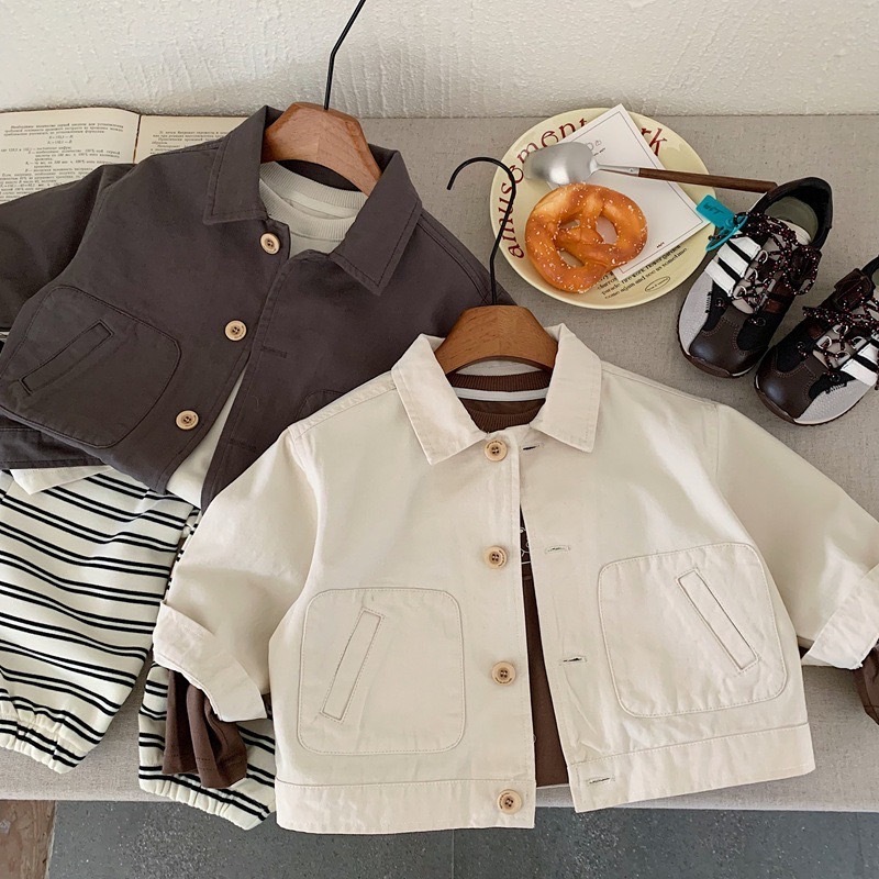 排釦休閒外套