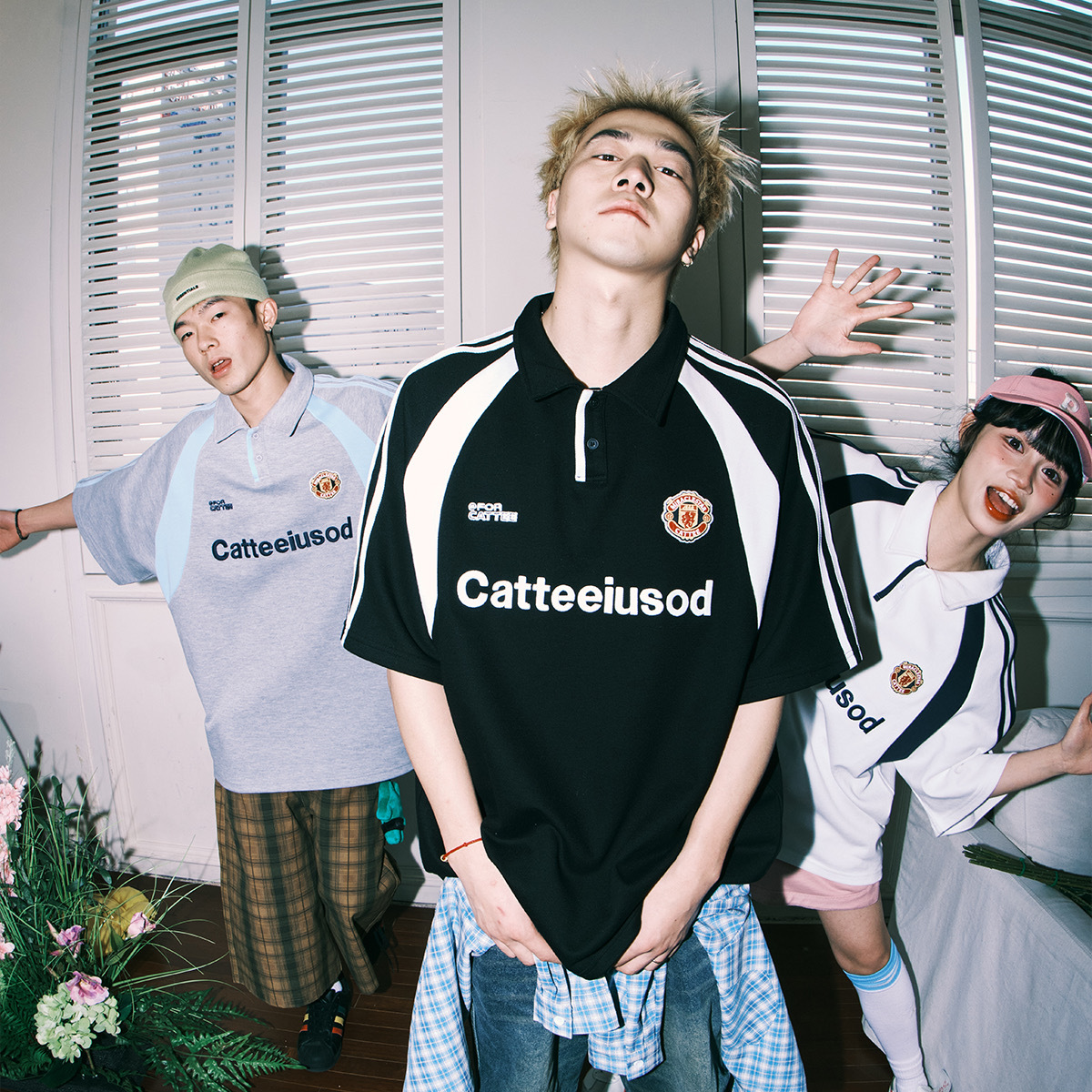 LEMANISM 250克 重磅 插肩袖 撞色 短袖Polo衫