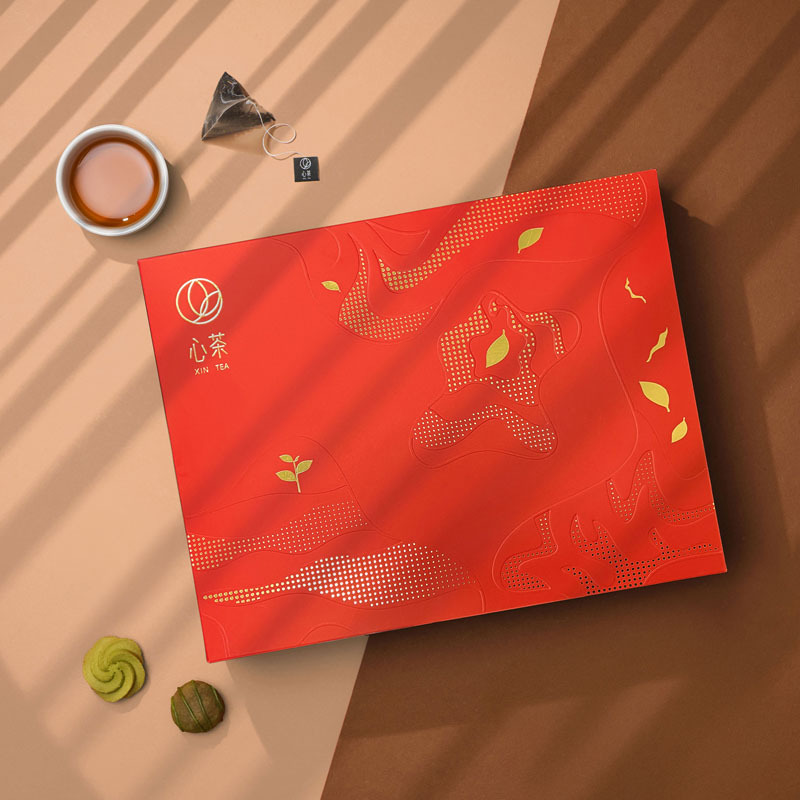 【 清茗和韻 】典藏燙金禮盒-茶點x茶包18入/茶點17入