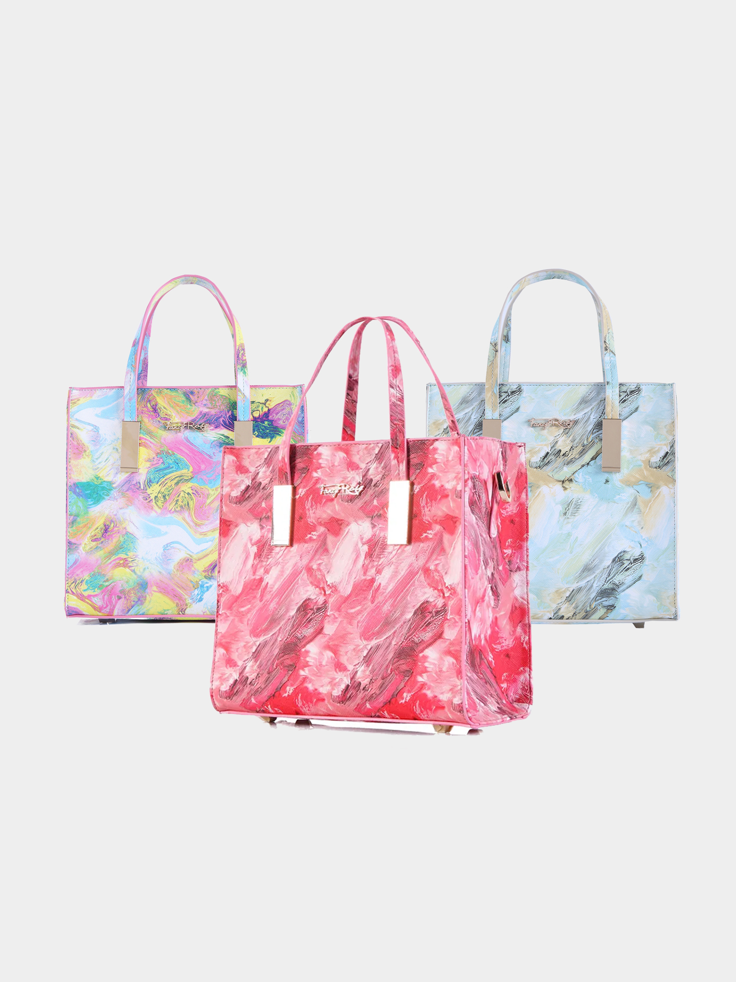 Fancy Oil Painting Pattern Tote Bag