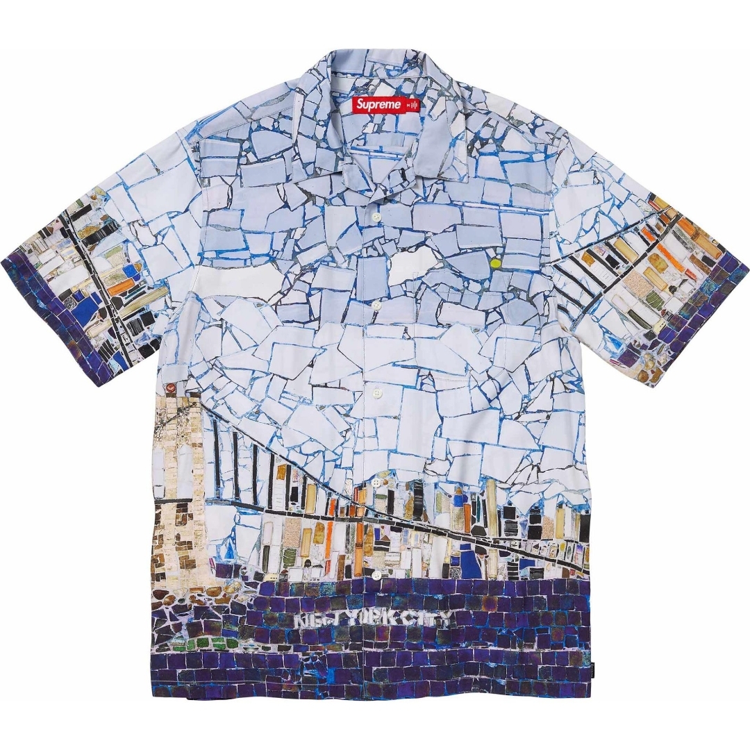 SUPREME 24SS MOSAIC S/S SHIRT 襯衫短T