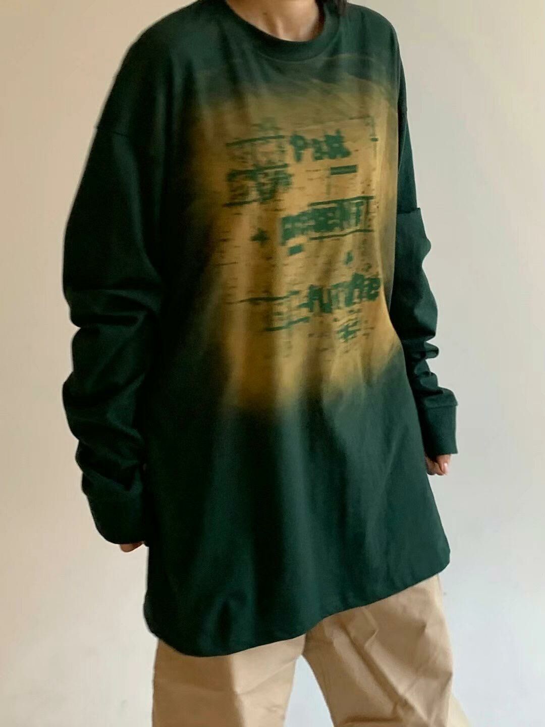 英文字長袖衫 SCOPE-066T