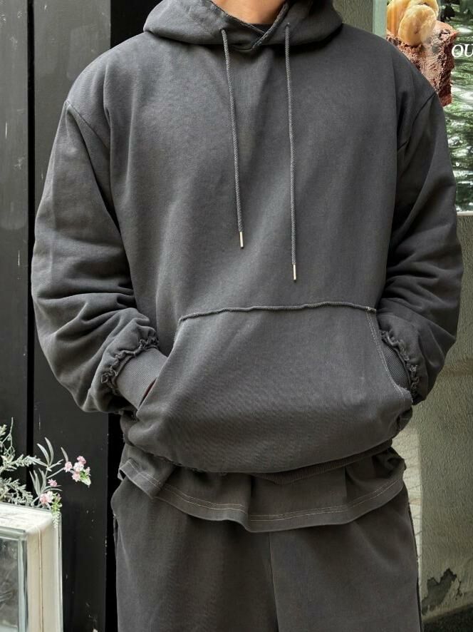 洗水淨色連帽衛衣 Crunky_youth-089T