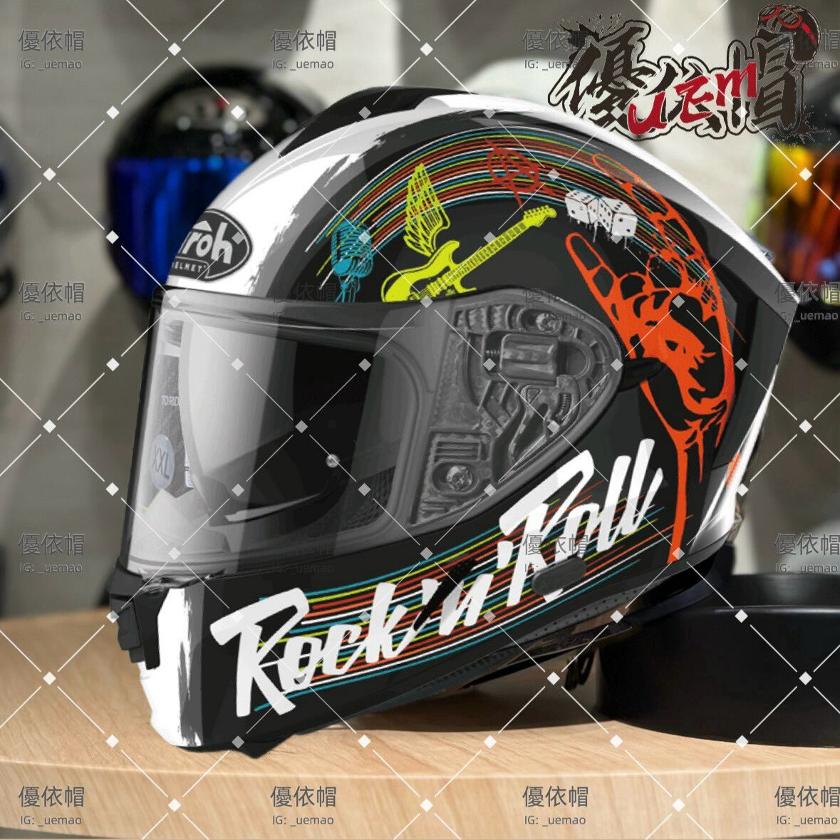 AIROH SPARK #3 黑/白