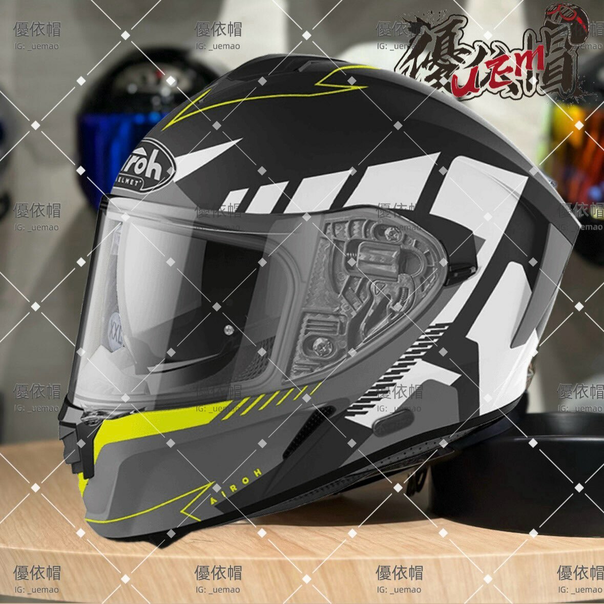 AIROH SPARK #8 RISE 消光黑灰