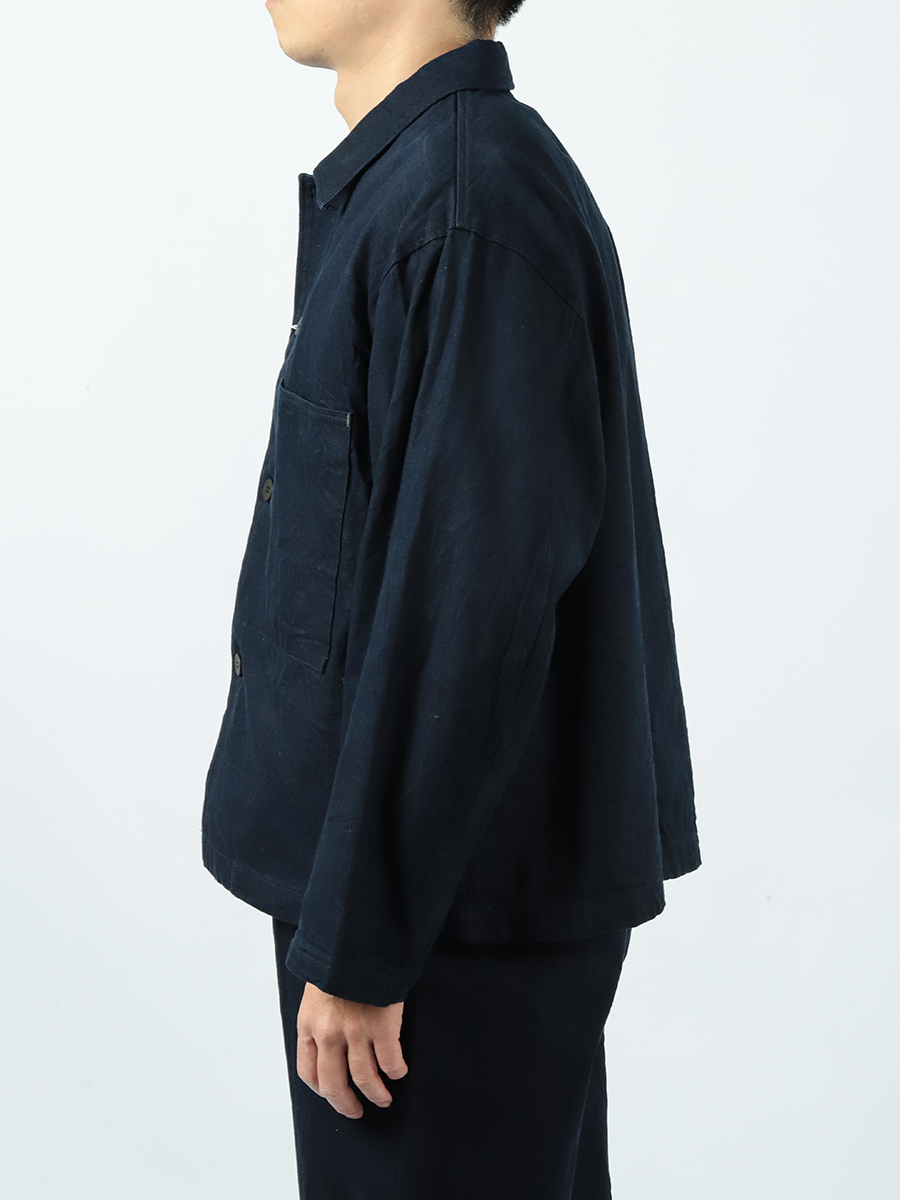 Still By Hand 11.5oz Denim Blouson Dark Navy DN03251(A