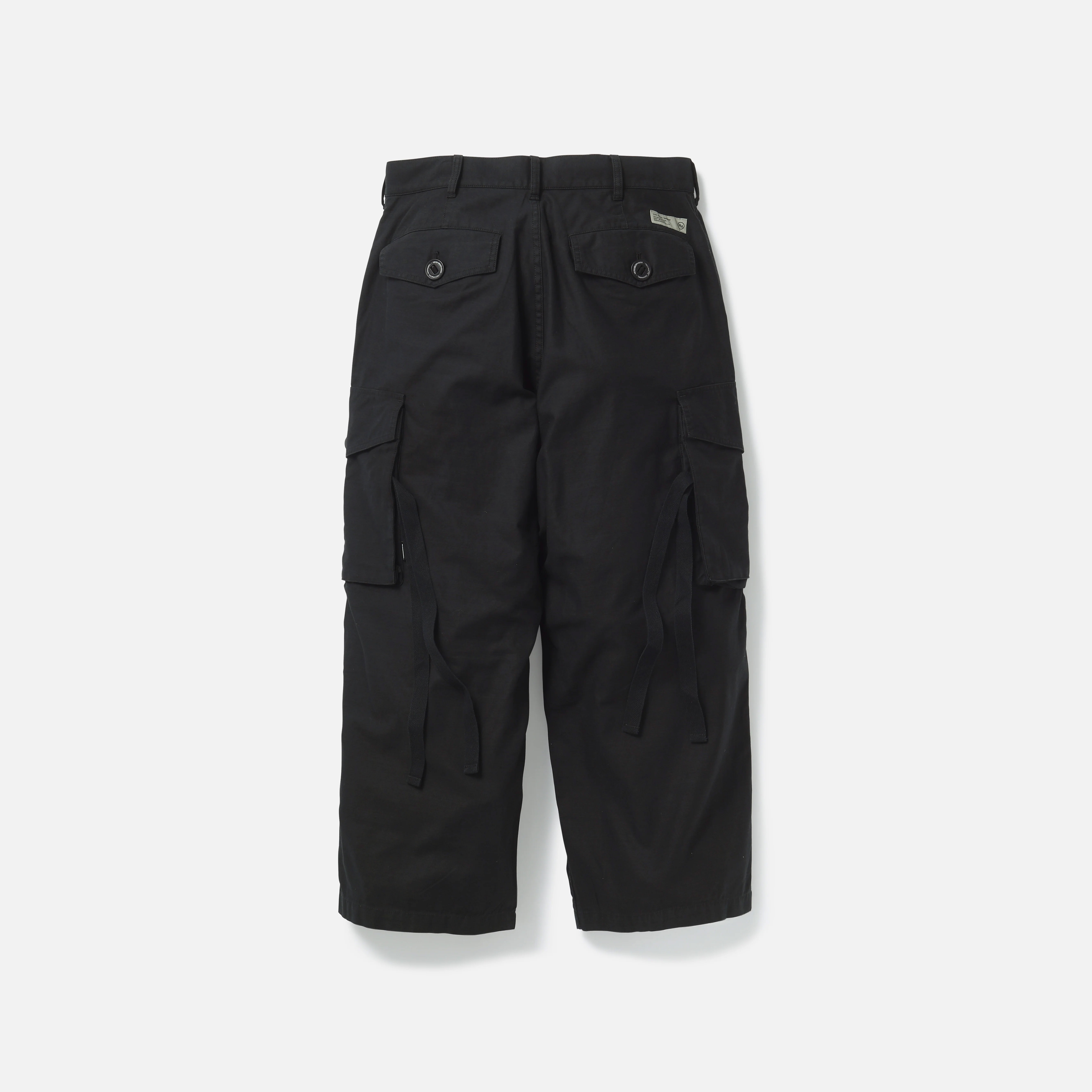 -(B3d05)-NEIGHBORHOOD WIDE CARGO PANTS 寬版 工裝褲 黑色/灰色-251SPNH-PTM06