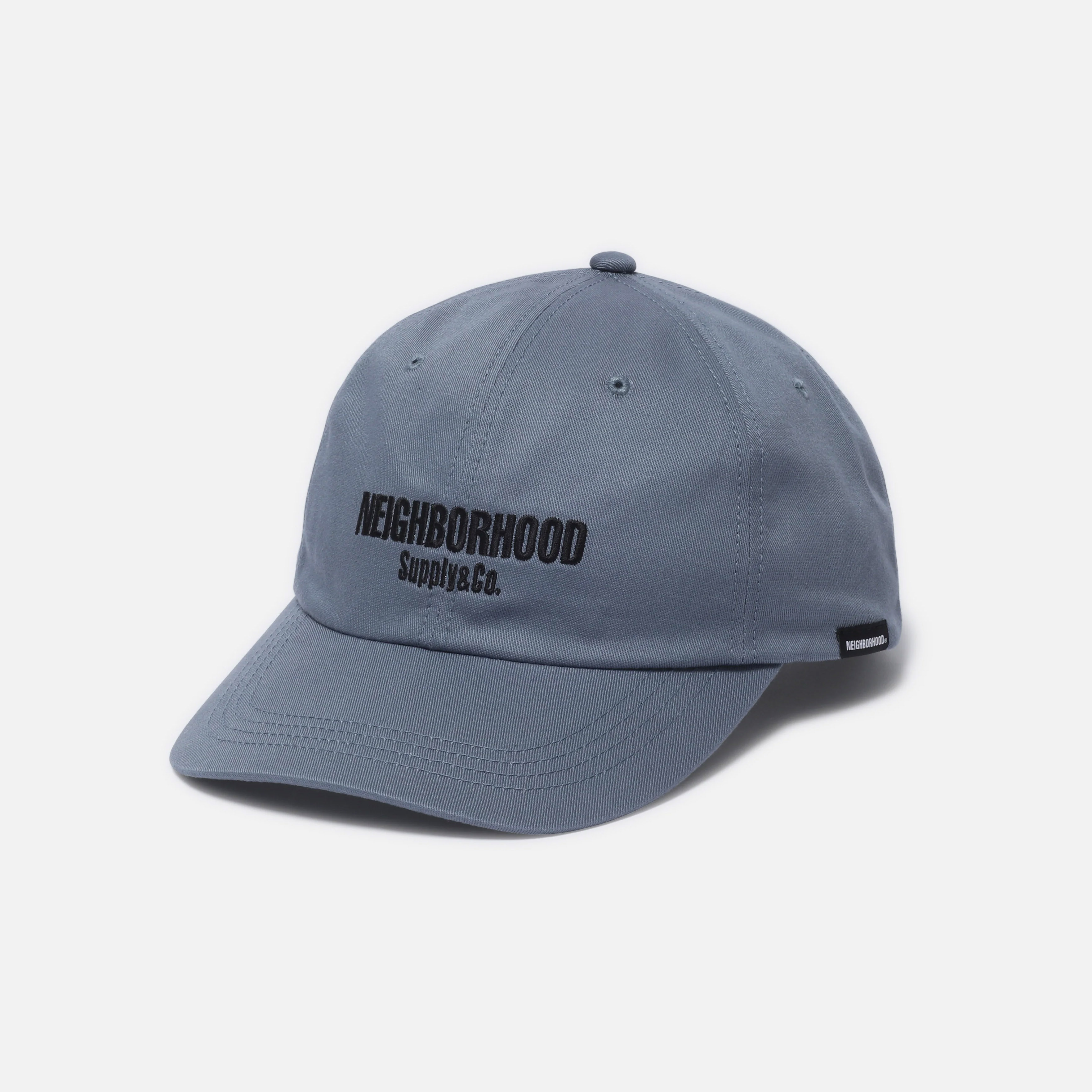 -(B3c04)-NEIGHBORHOOD DAD CAP-1 電繡LOGO 可調式 老帽 棒球帽 藍灰色/白色/黑色-251YGNH-HT03