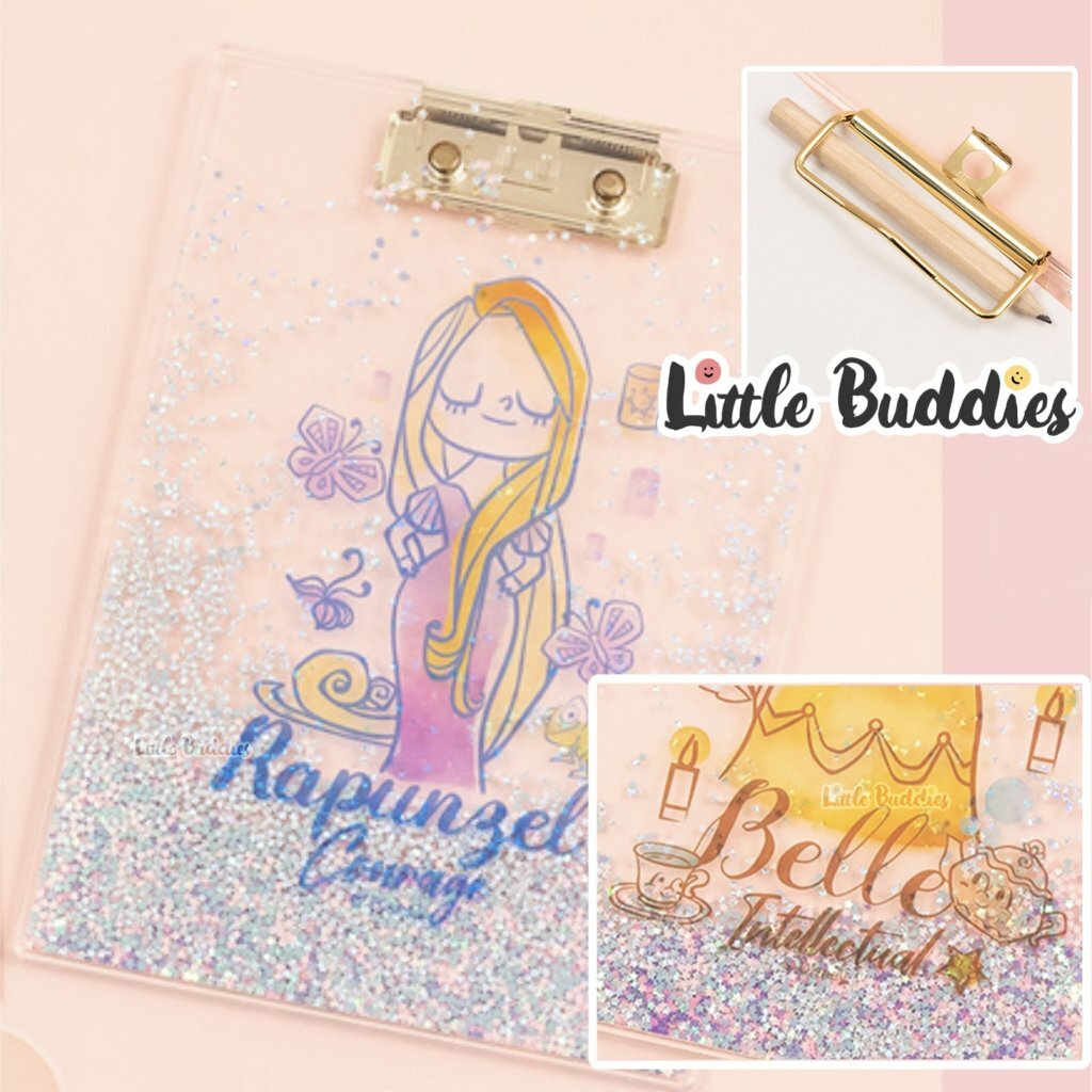 台版 Disney Q版公主流沙夾版