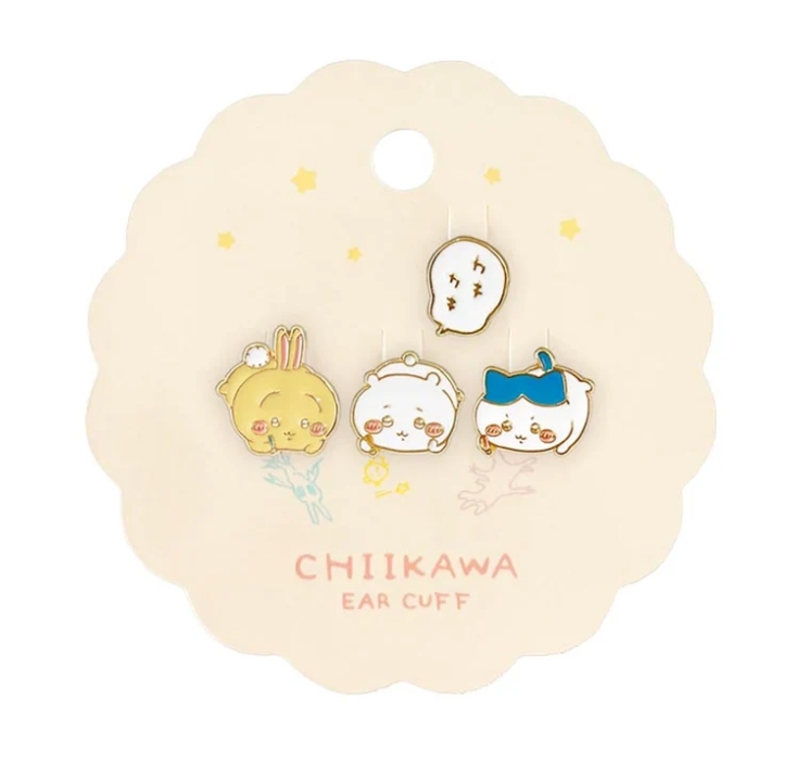iSNEAKERS｜日本 Chiikawa 吉伊卡哇 耳夾 耳骨夾