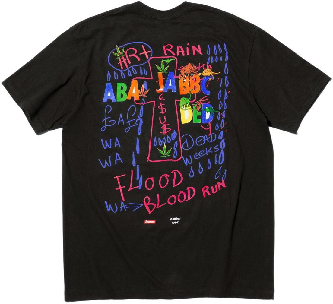 SUPREME X MARTINE ROSE LEE SCRATCH PERRY TEE 短T (2色)