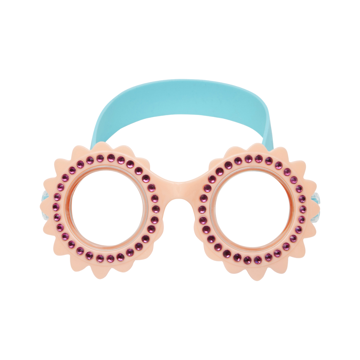 〖 Hust & Claire 〗水鑽花花兒童蛙鏡