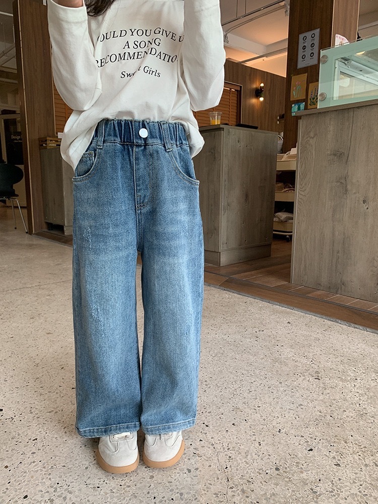 時髦百搭直筒褲