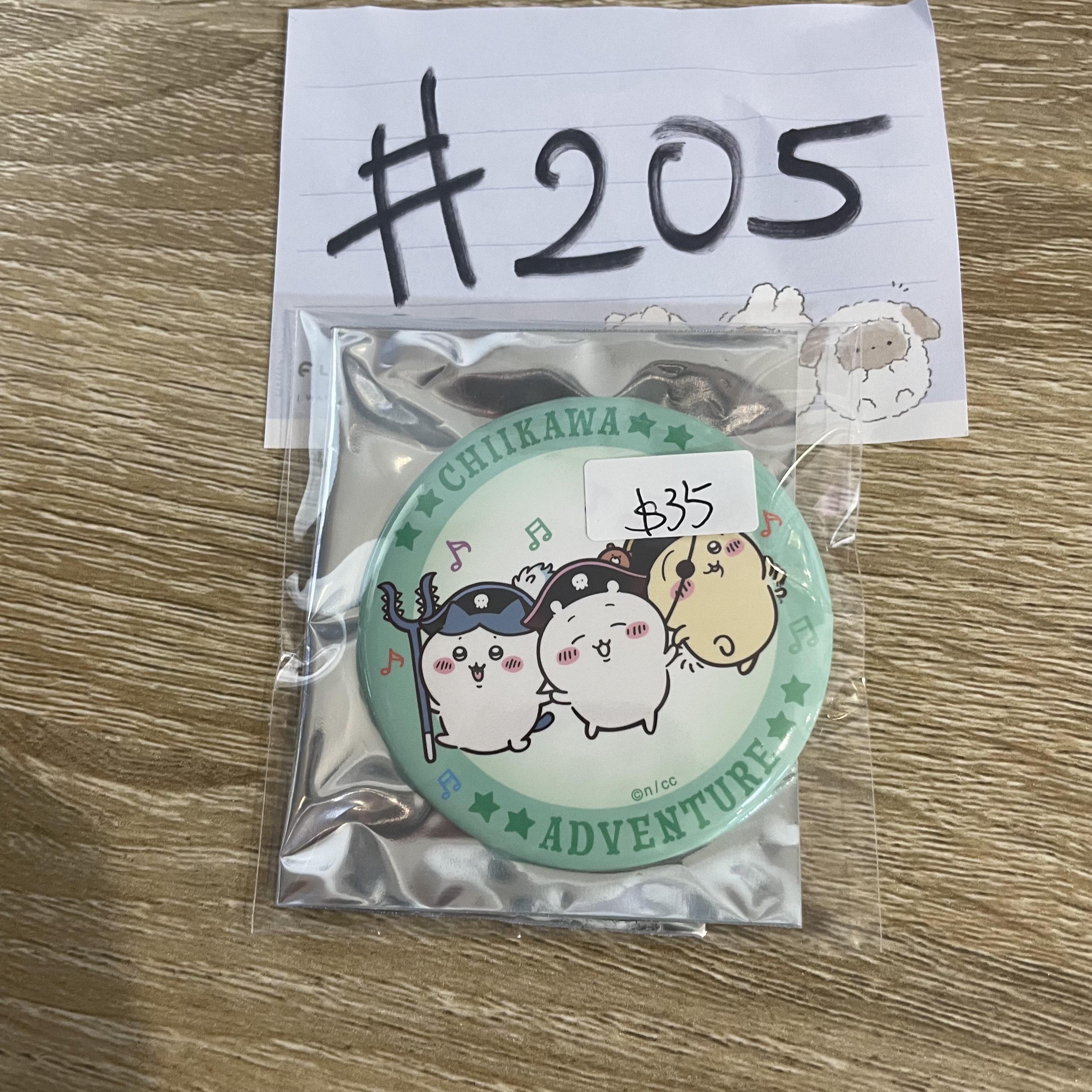 CHIIKAWA  襟章#205