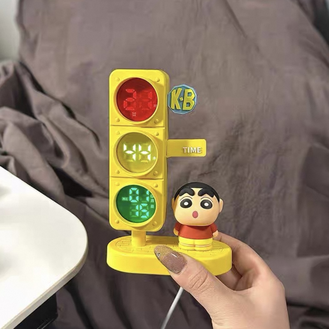 正版授權 蠟筆小新 春日部防衛隊系列 鬧鐘 公仔 盲盒 共6款 /預購