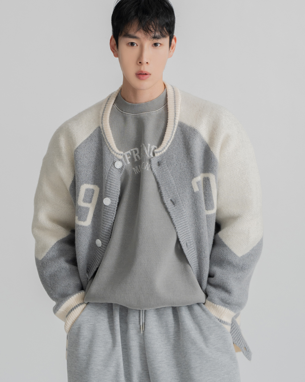 1970學院風針織開衫