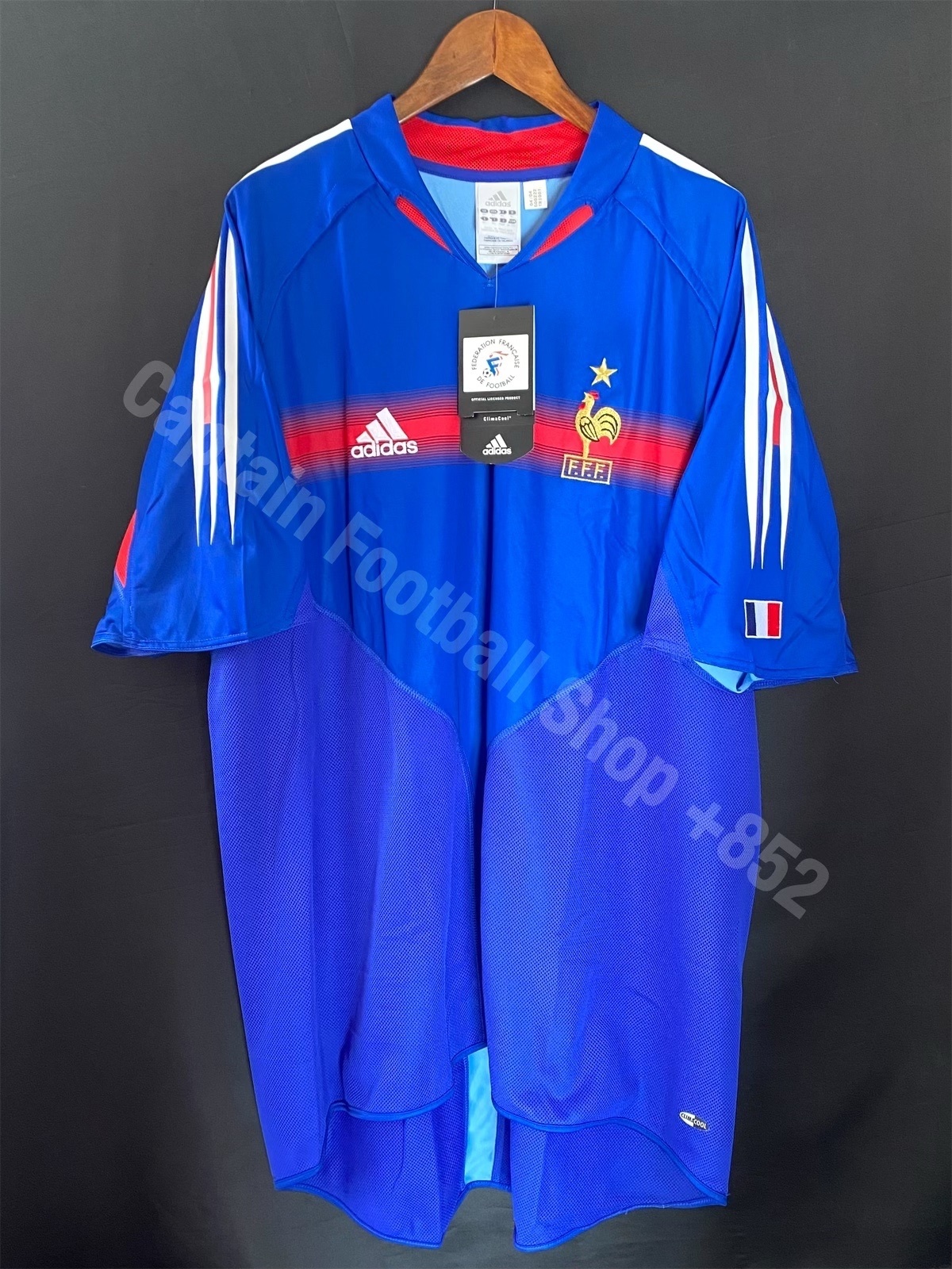 (BNWT) France 2004 Adidas Home Zidane Limited Edition Home Shirt