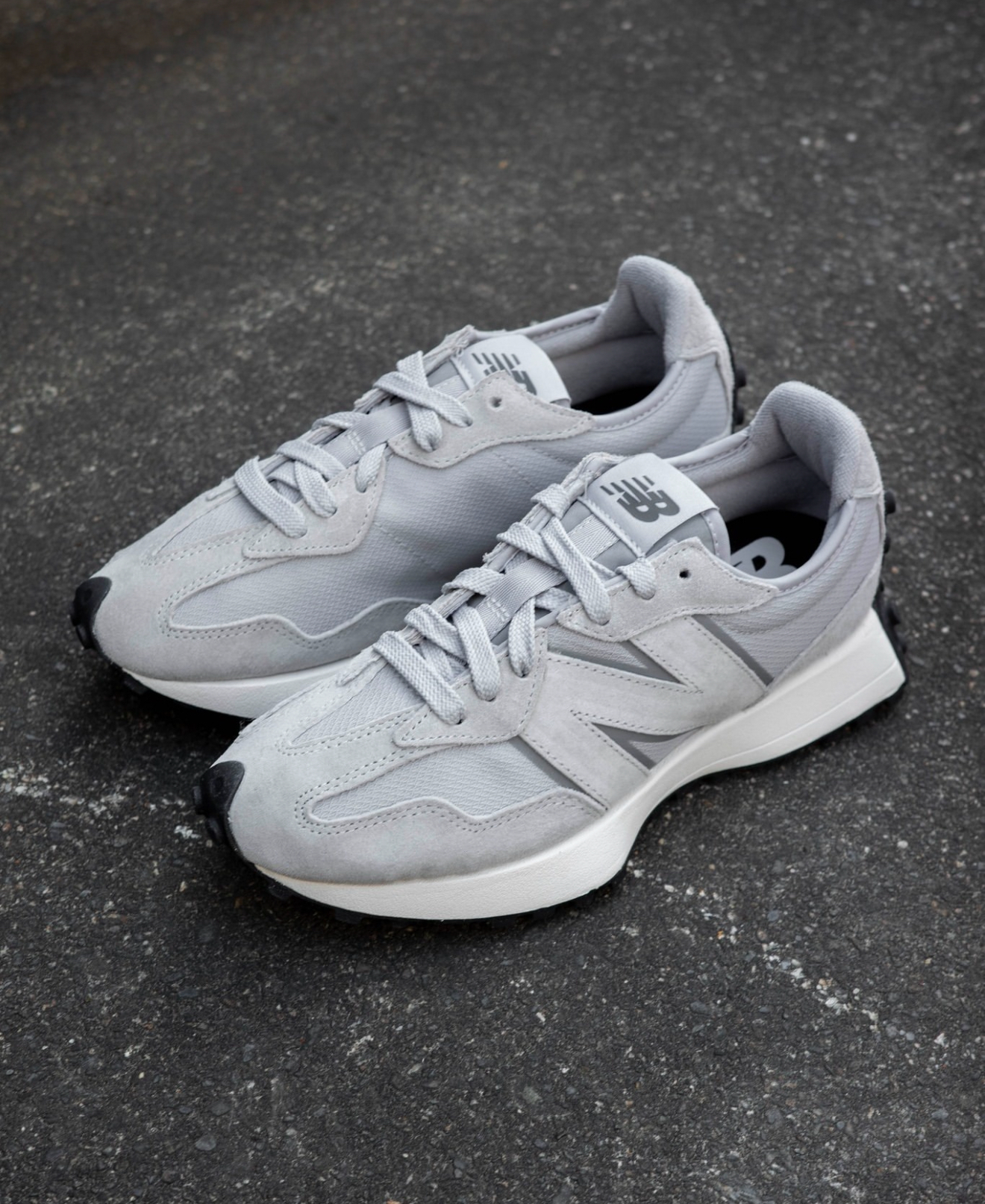 New Balance 327 麂皮灰 百搭款 休閒鞋 男女鞋 情侶款 灰色 u327swa