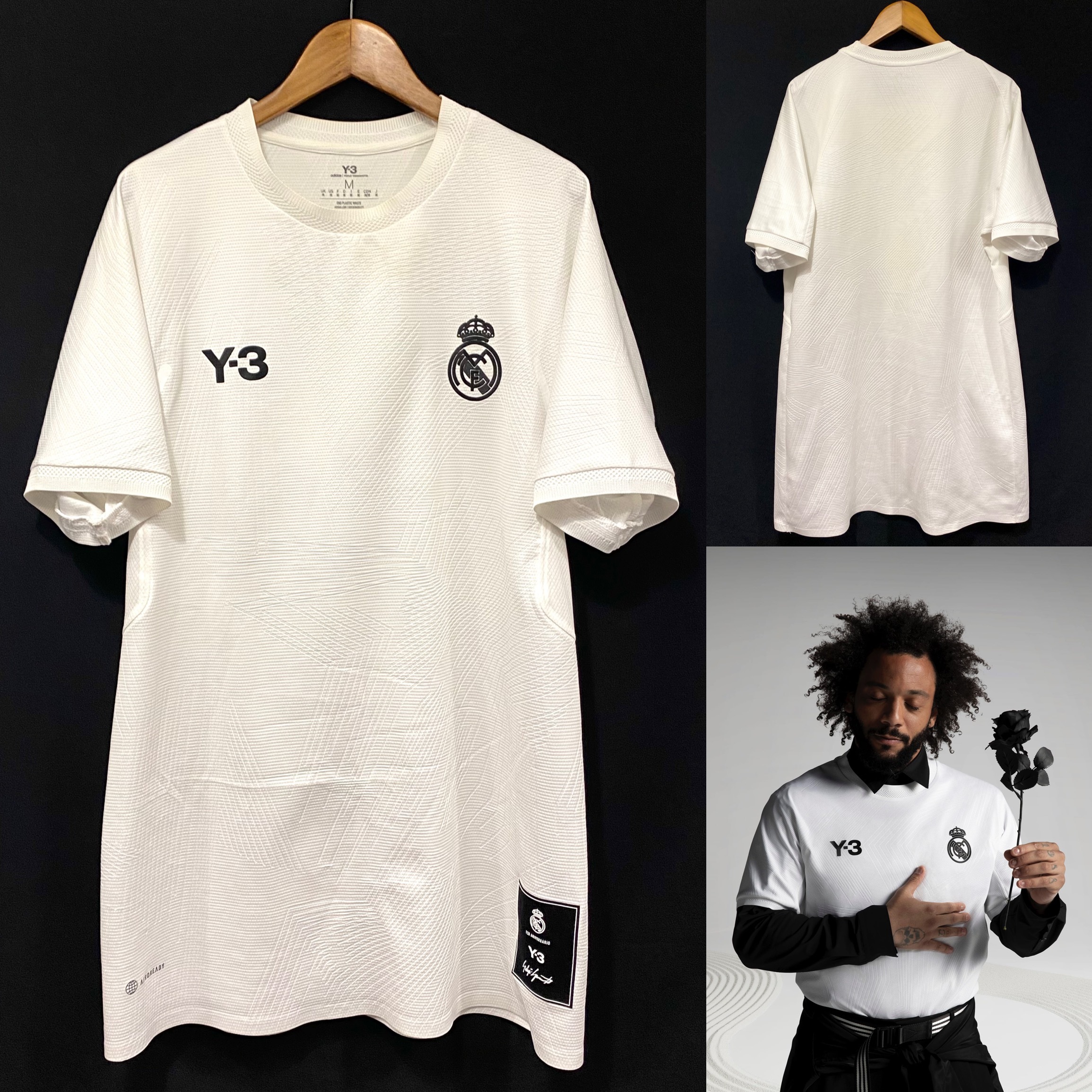 Real Madrid 2022-2023 Adidas x Y-3 Pre-Match Training Shirt