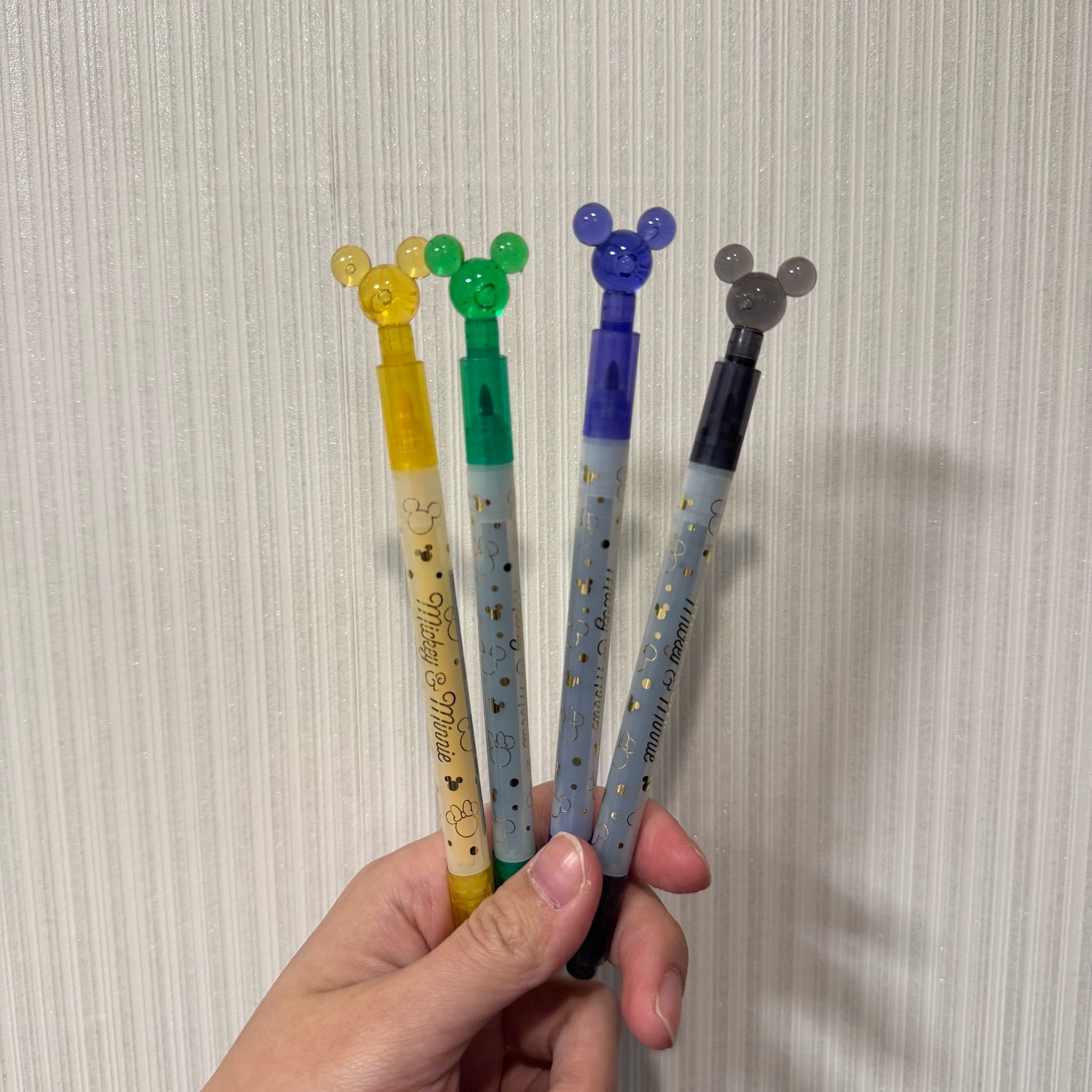 JP 米奇水晶頭造型水性筆 隨機色 TK240218