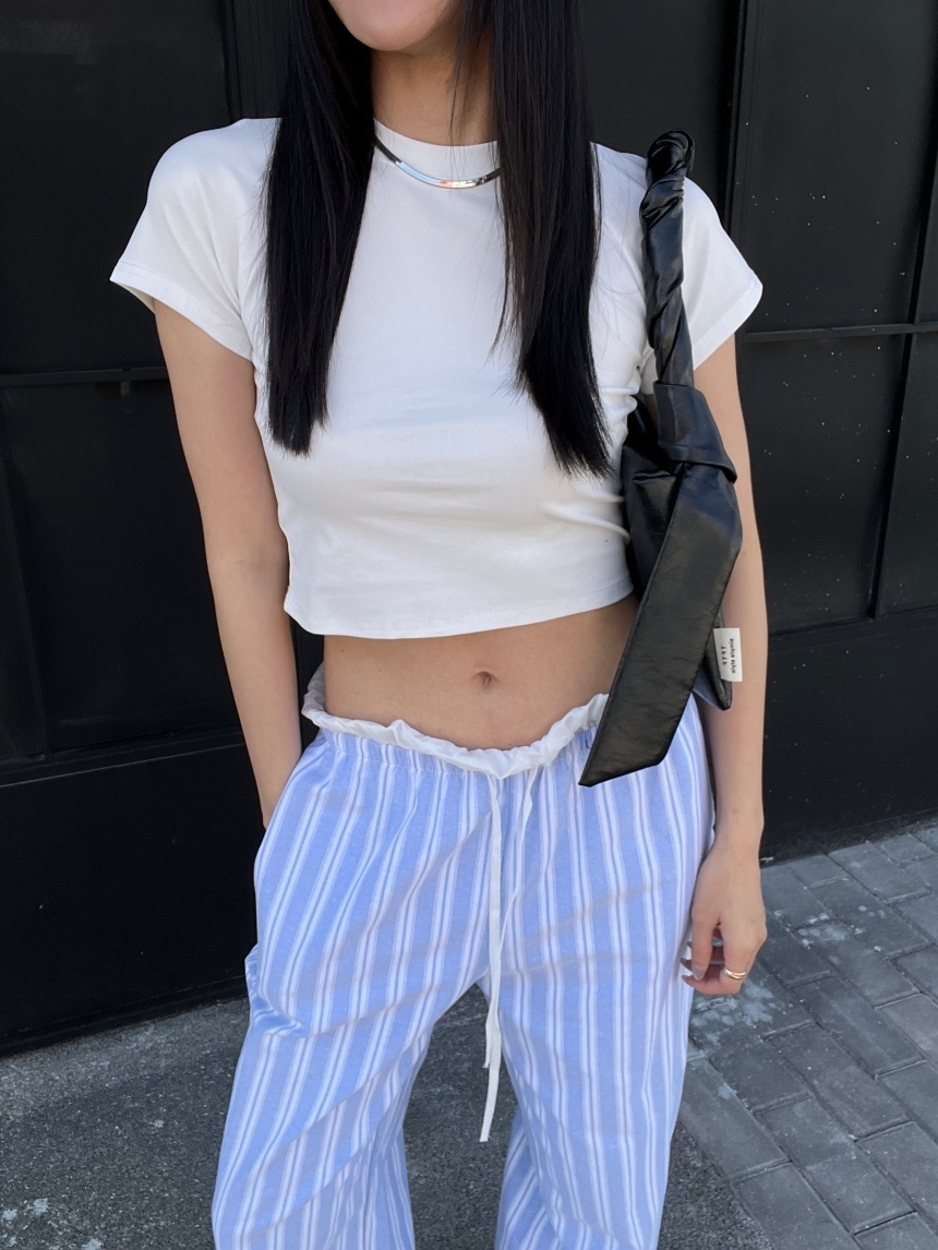 魚骨設計感簡約T*5色