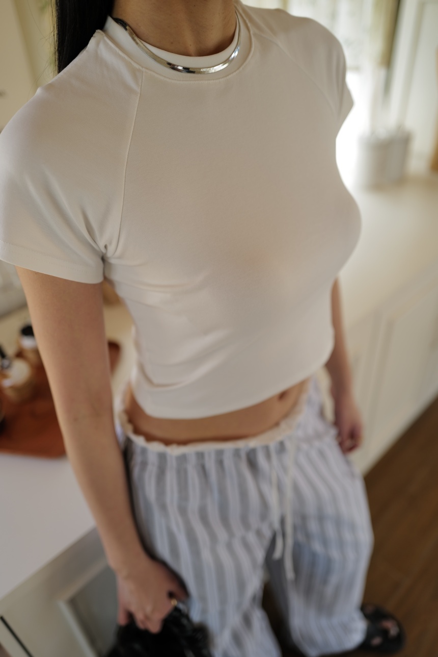 魚骨設計感簡約T*5色