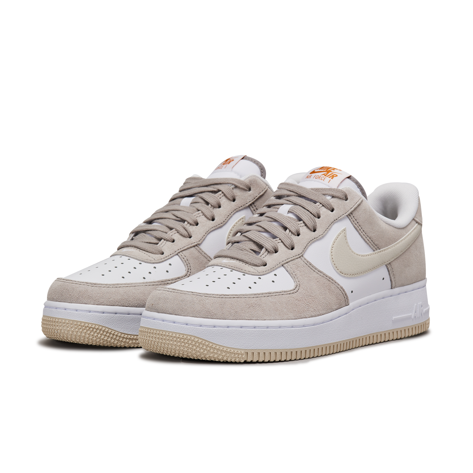 男鞋 NIKE AIR FORCE 1 '07 'College Grey' 奶灰 麂皮 經典 休閒鞋【IB3080-001】AF1