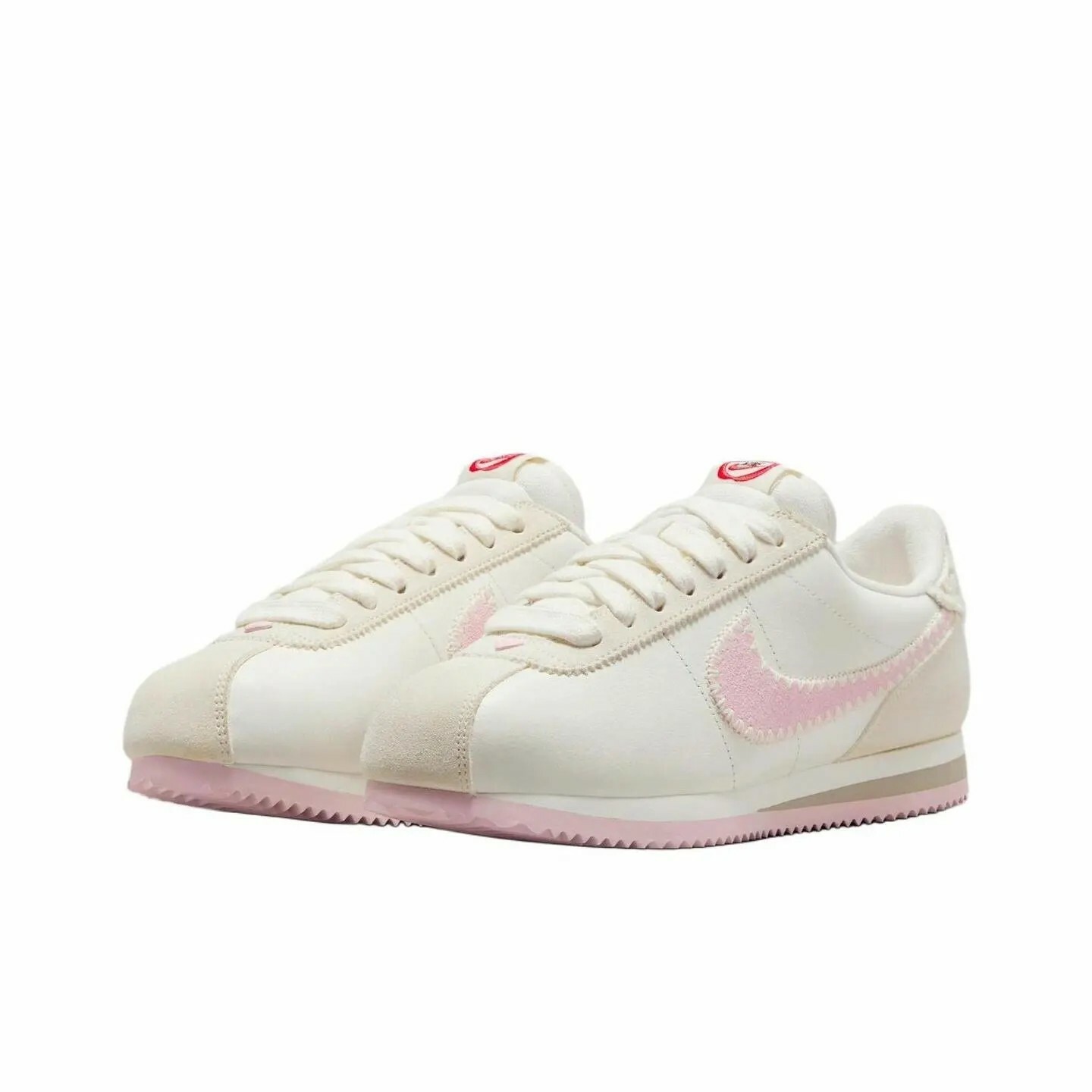 W Nike Cortez Valentine's Day 阿甘鞋 白粉 HV6012-161