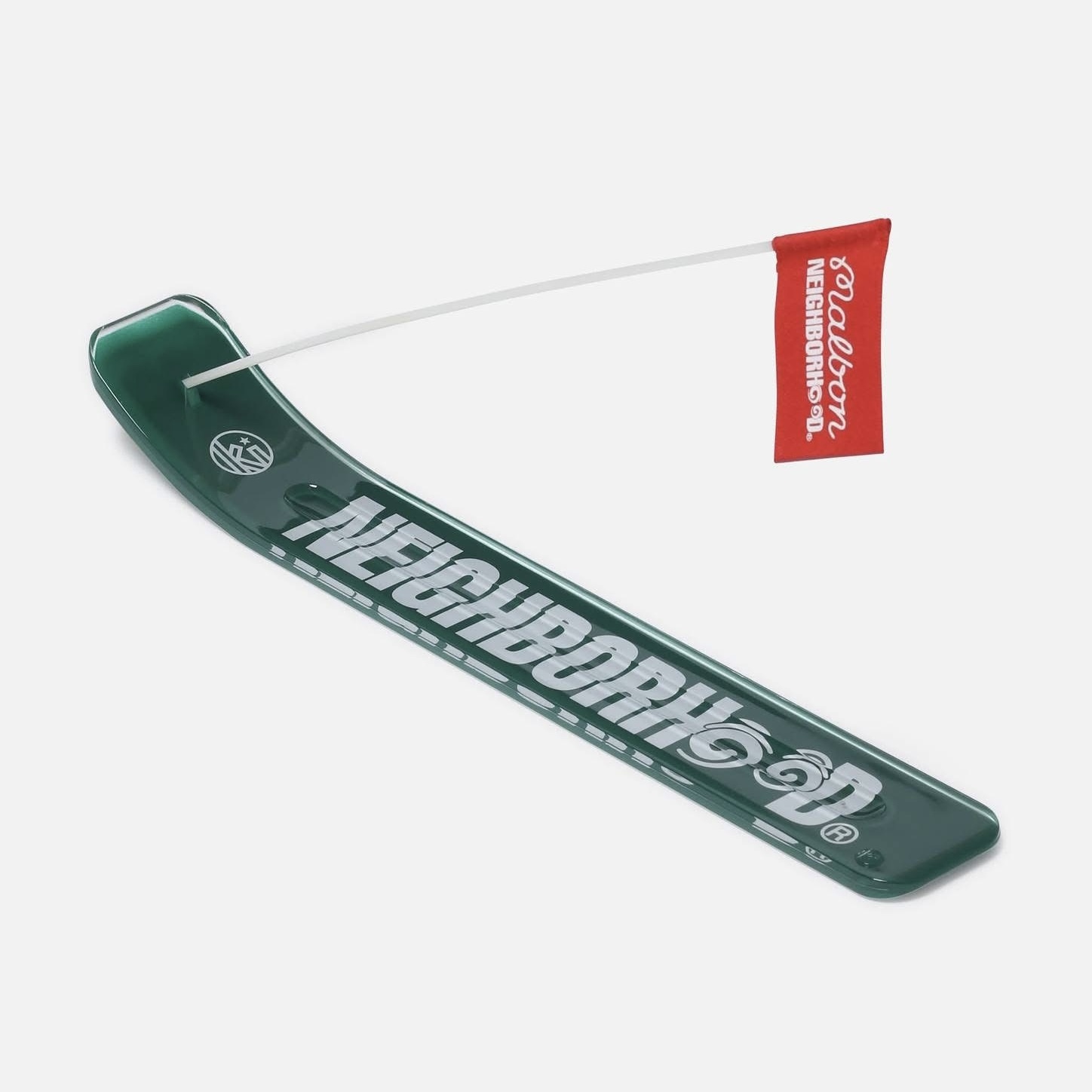 -(C017)-NEIGHBORHOOD X MALBON GOLF X KUUMBA . INCENSE HOLDER 23SS 線香盤 線香座 三方聯名 綠色-251KI55N-AC01