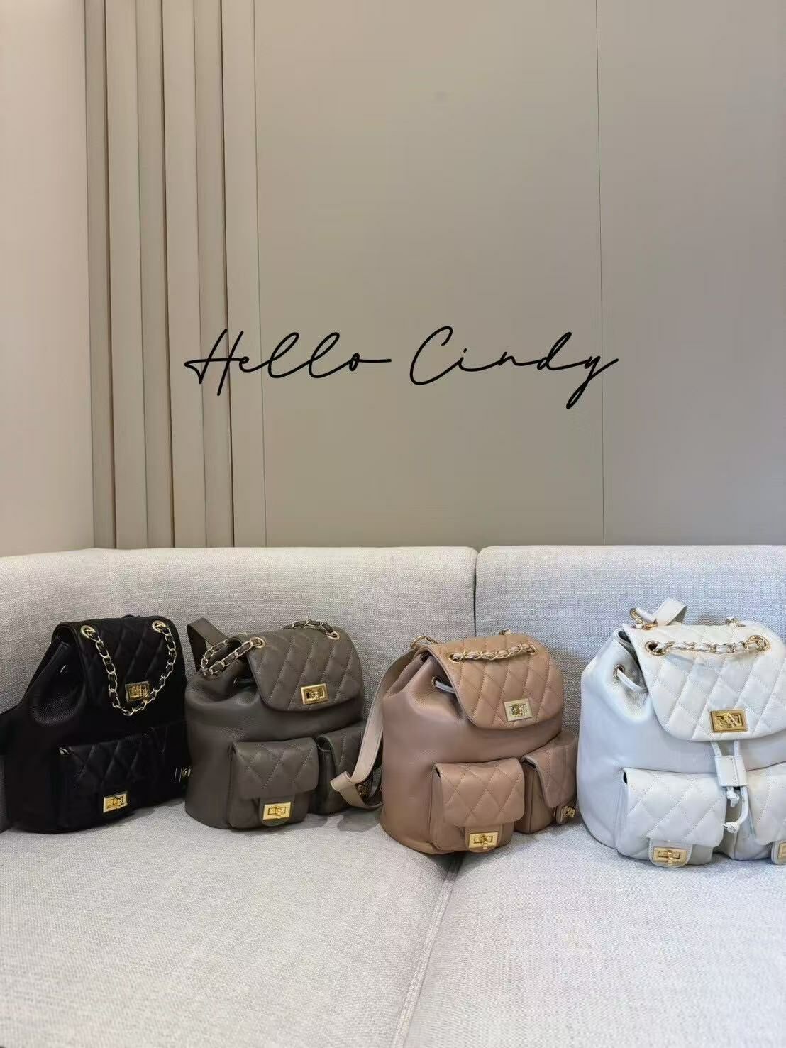 N02029 現貨-小牛皮經典款後背包