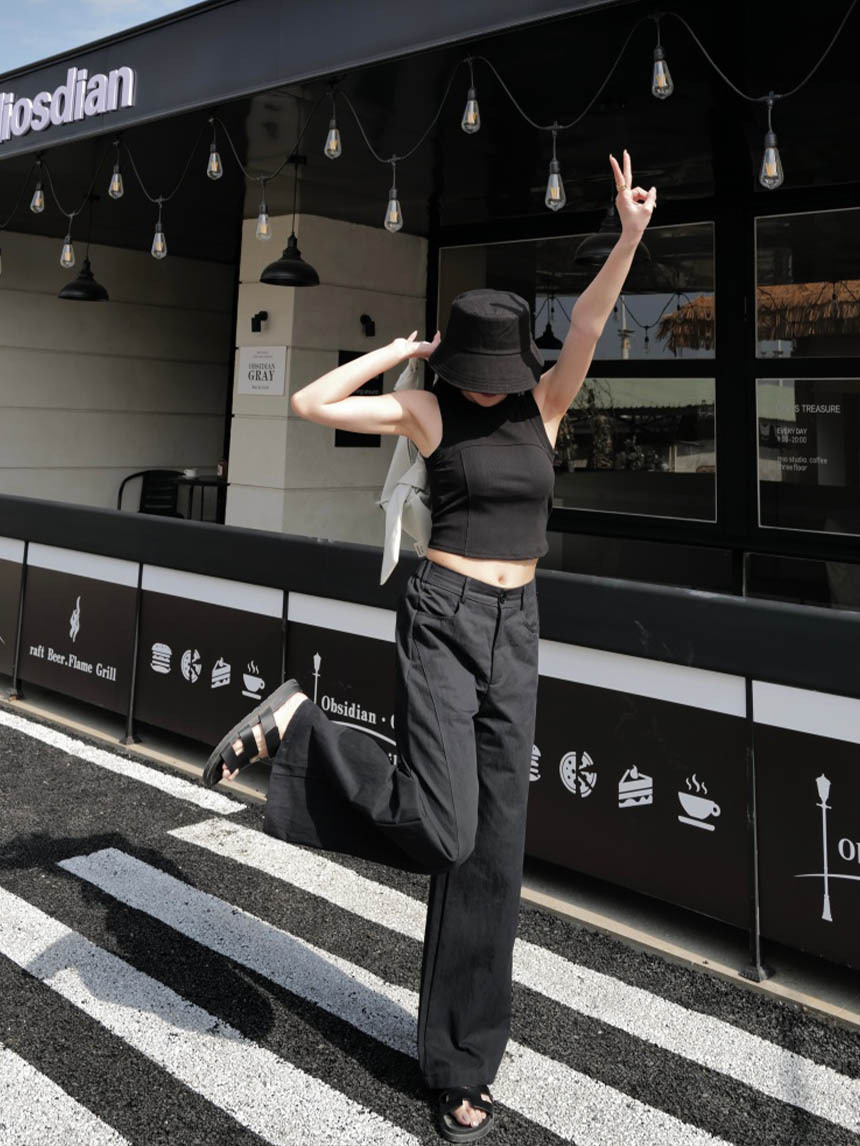 工字魚骨附胸墊背心*5色