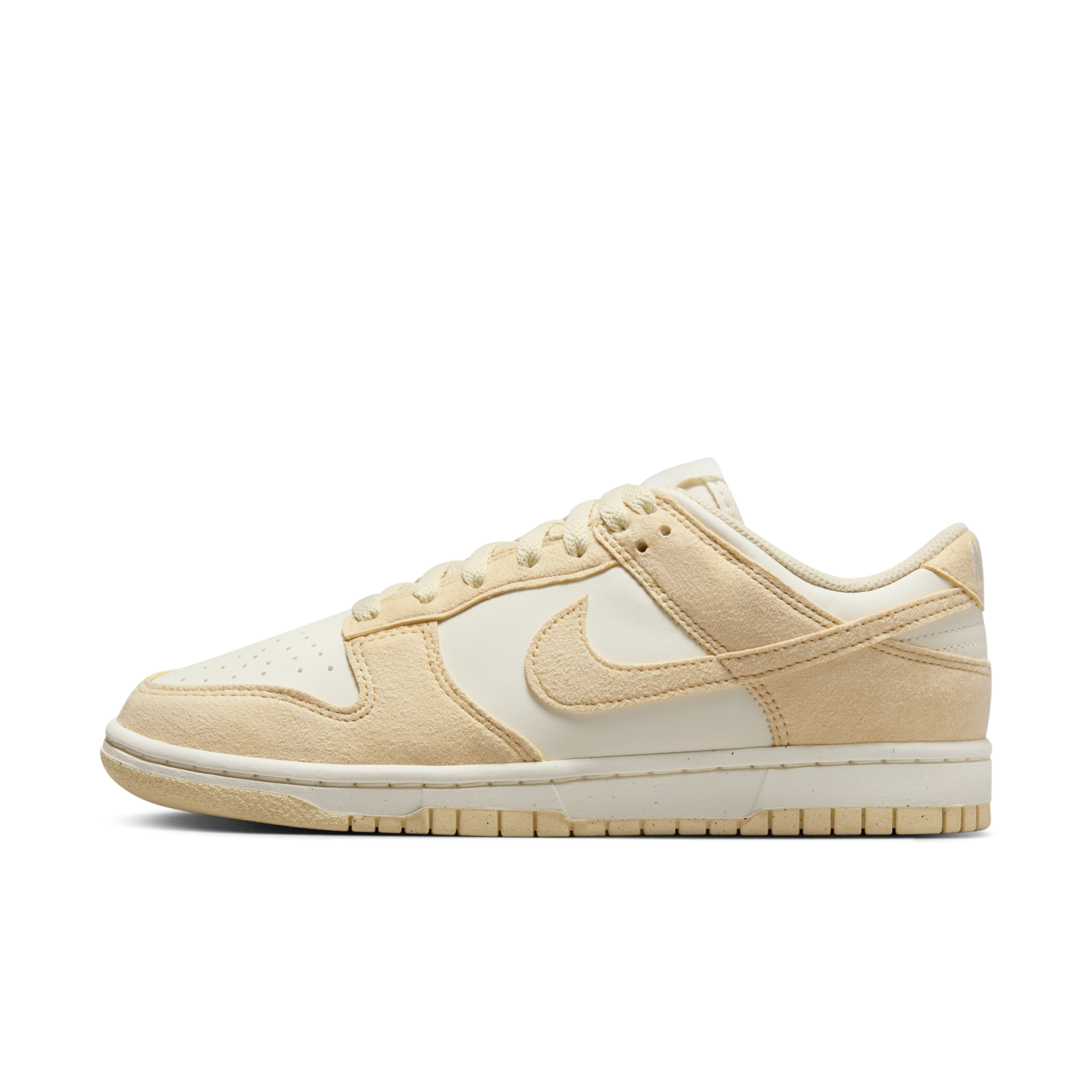 女鞋 NIKE DUNK LOW NN 'Soft Pearl' 米白 麂皮 低筒 環保材質 復古 休閒鞋【HJ7673-004】
