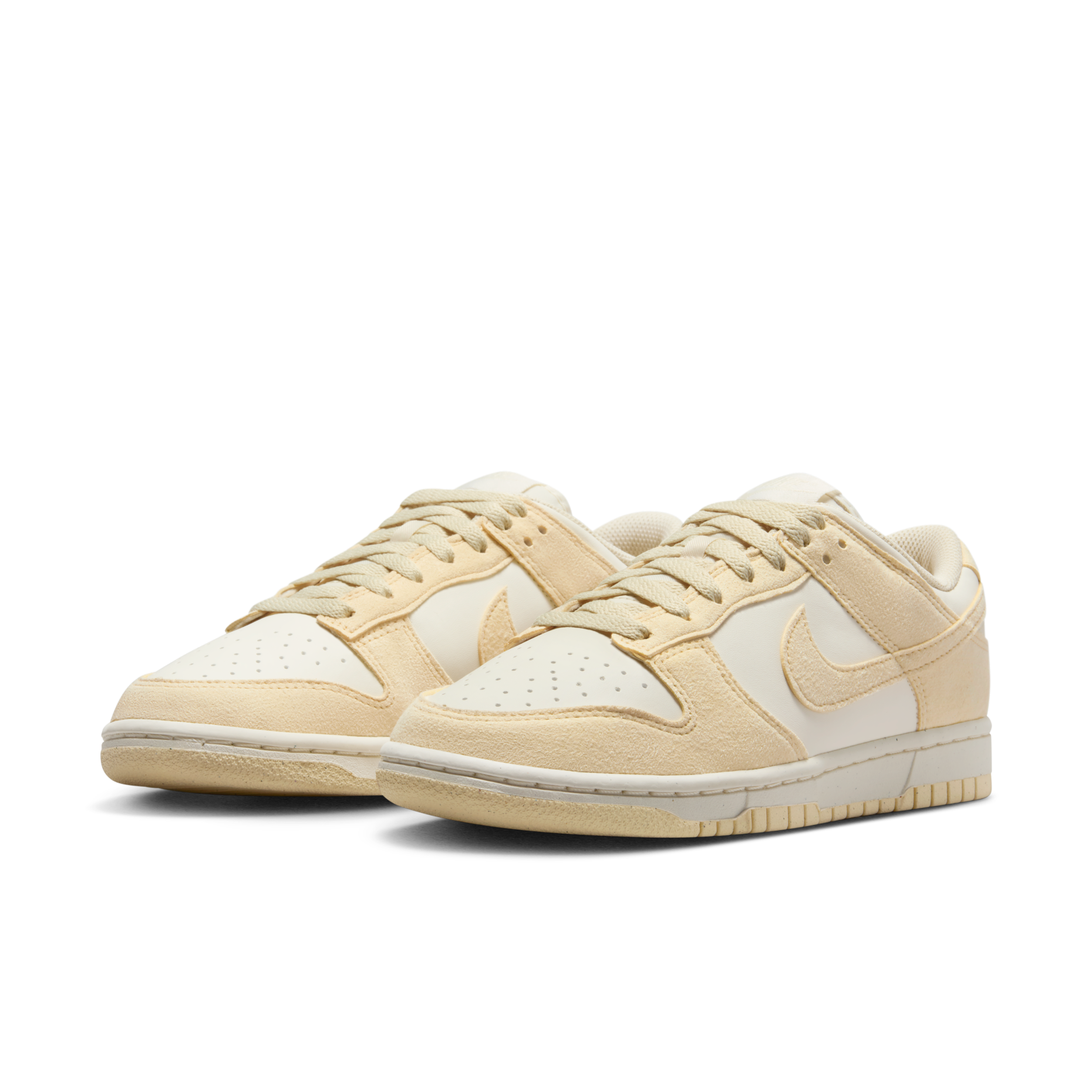 女鞋 NIKE DUNK LOW NN 'Soft Pearl' 米白 麂皮 低筒 環保材質 復古 休閒鞋【HJ7673-004】