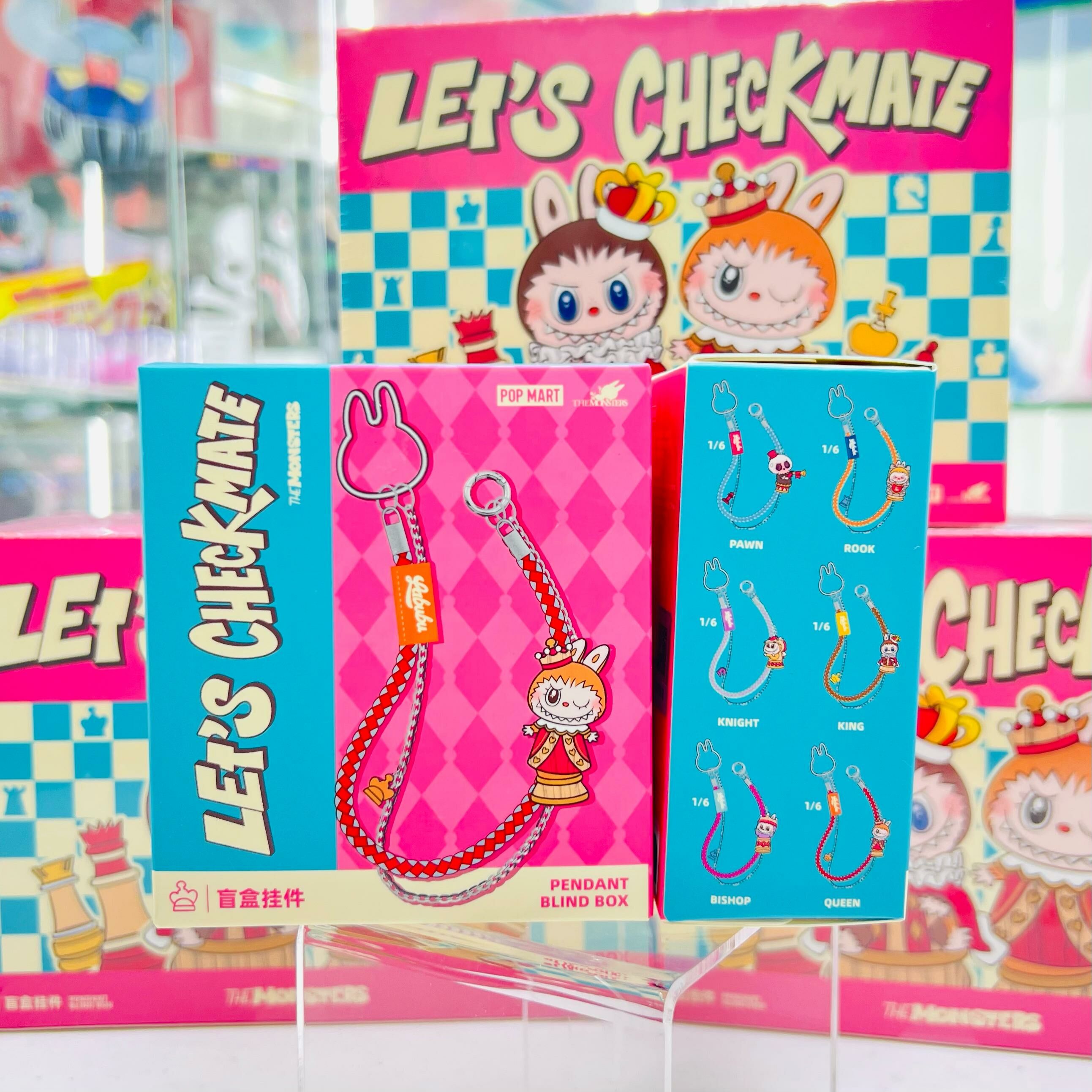 THE MONSTERS Let's Checkmate Series-Pendant Blind Box (POP MART)