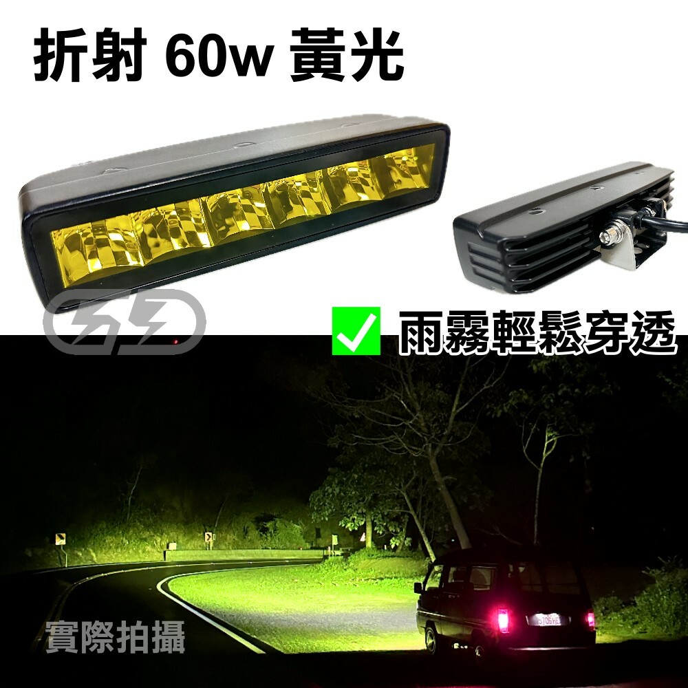 (3029) LED 60W折射排燈 黃光 晶典光電