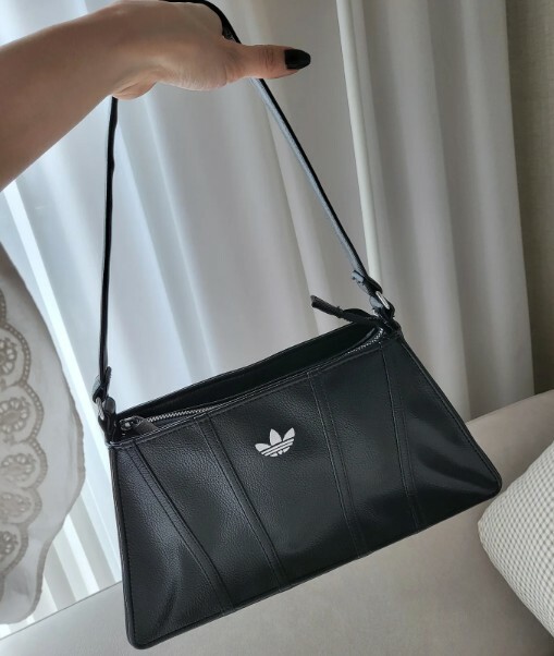 【OWN】Adidas Originals 手提 單肩包 皮革 巴黎世家平替款 Balenciaga平替款 IL9610 黑色