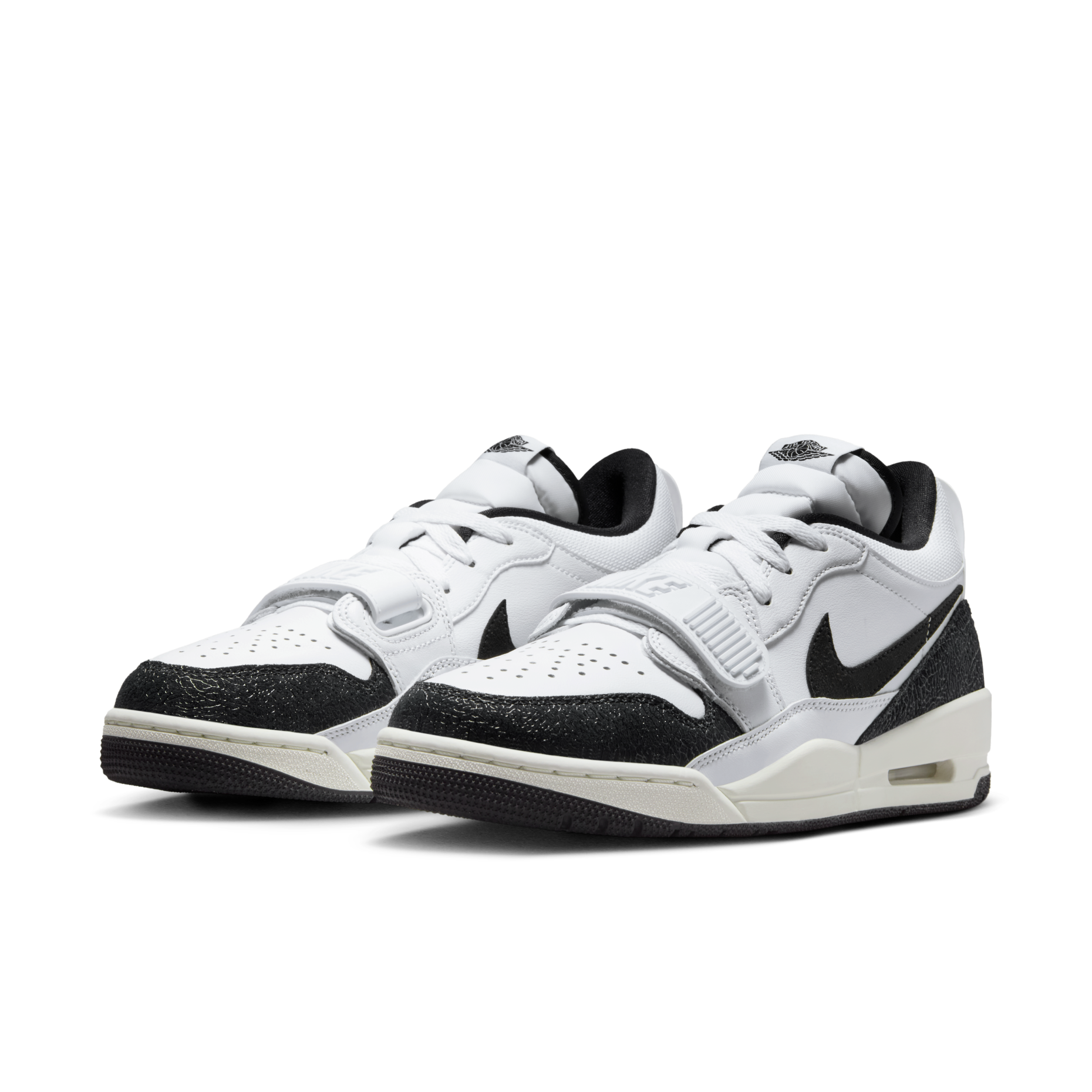 女鞋 NIKE AIR JORDAN LEGACY 312 LOW 黑白熊貓 爆裂紋 魔鬼氈 復古 籃球鞋【FQ7827-110】
