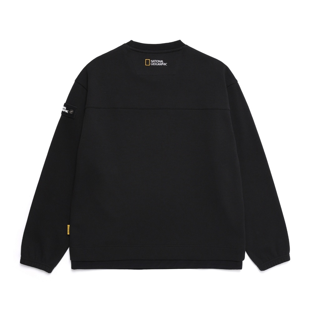 [NG] HYBRID SEMI-OVER FIT SWEATSHIRT ★大人気★ Unisex Hybrid Semi-oversized Fit Sweatshirt - CARBON