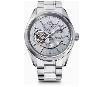 Orient Star 東方之星 Semi Skeleton Automatic Men's Metal Watch RK-AV0125S 半鏤空自動男士金屬手錶