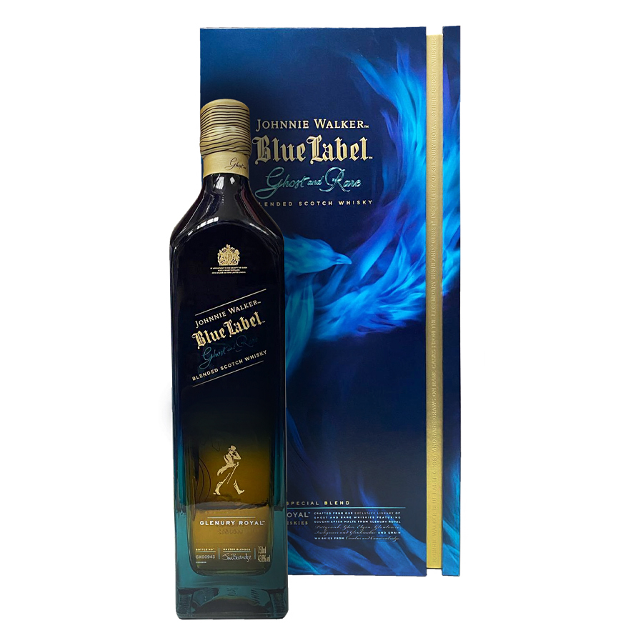 Johnnie Walker Blue Label Ghost and Rare Limited Edition Glenury Royal 43.8% 750ml