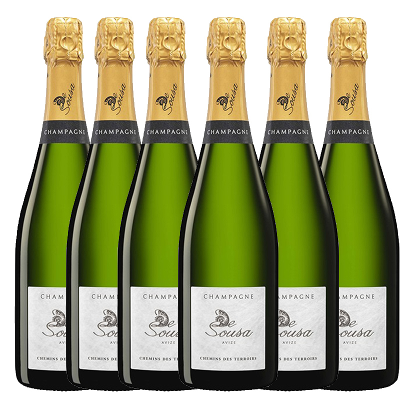 De Sousa Chemins des Terroirs Brut - 6 Bottle Pack